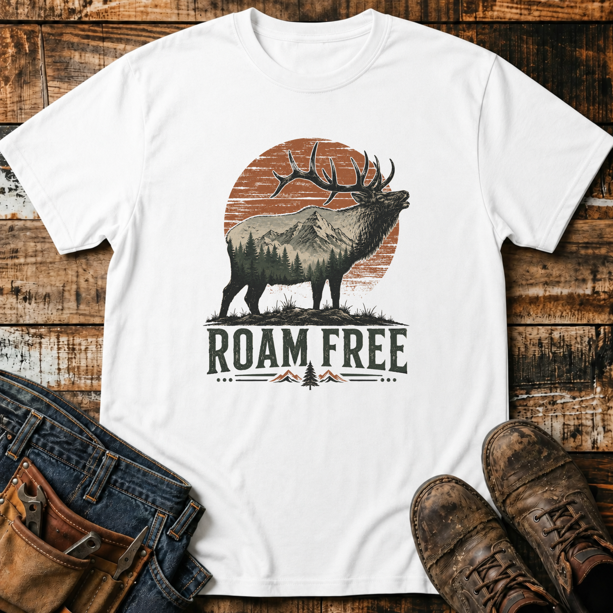 Roam Free Elk T-Shirt