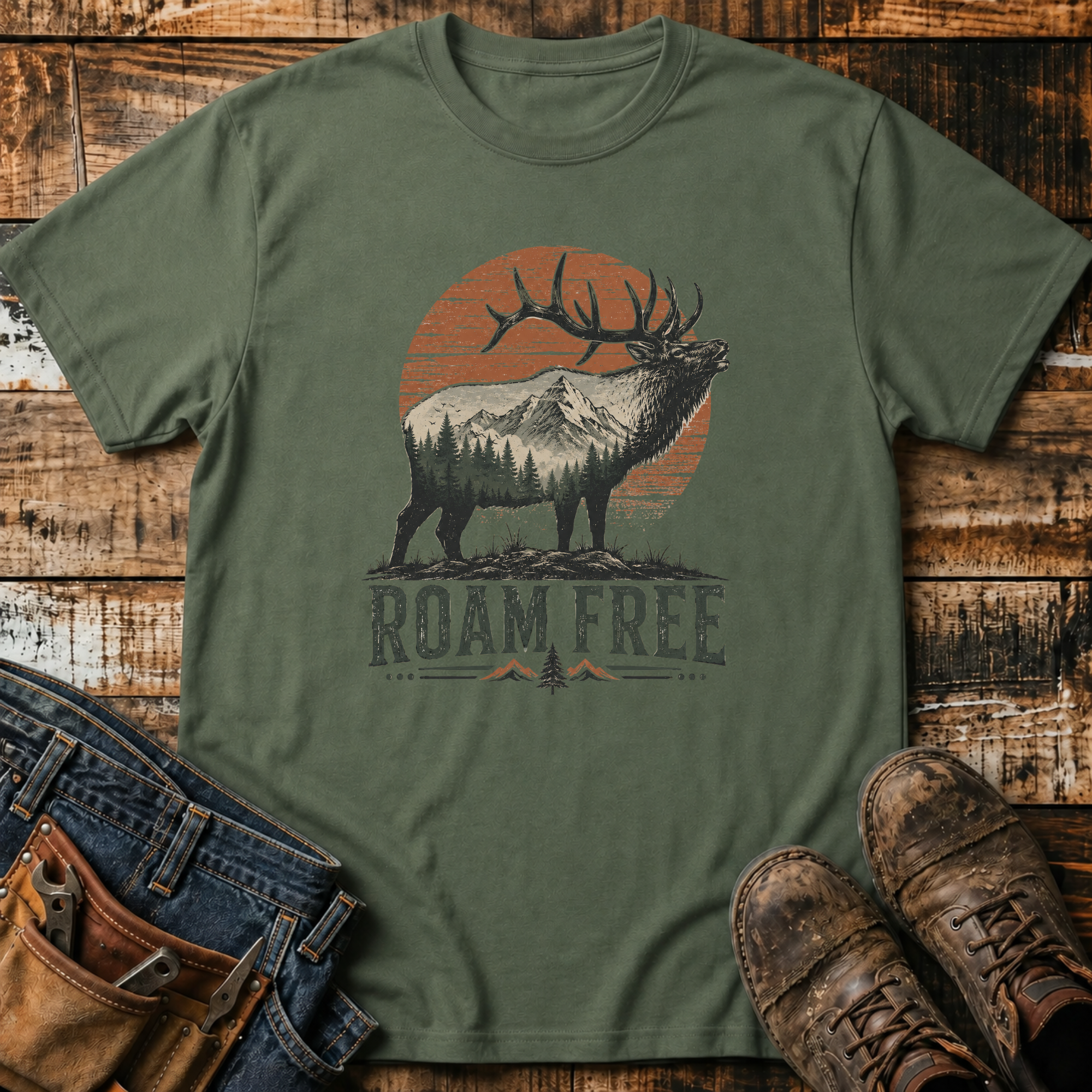 Roam Free Elk T-Shirt