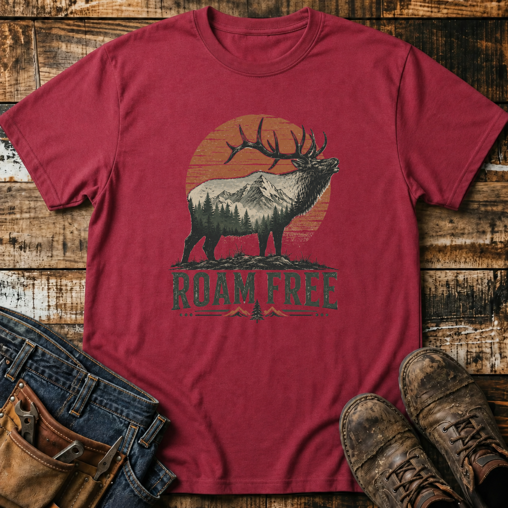 Roam Free Elk T-Shirt