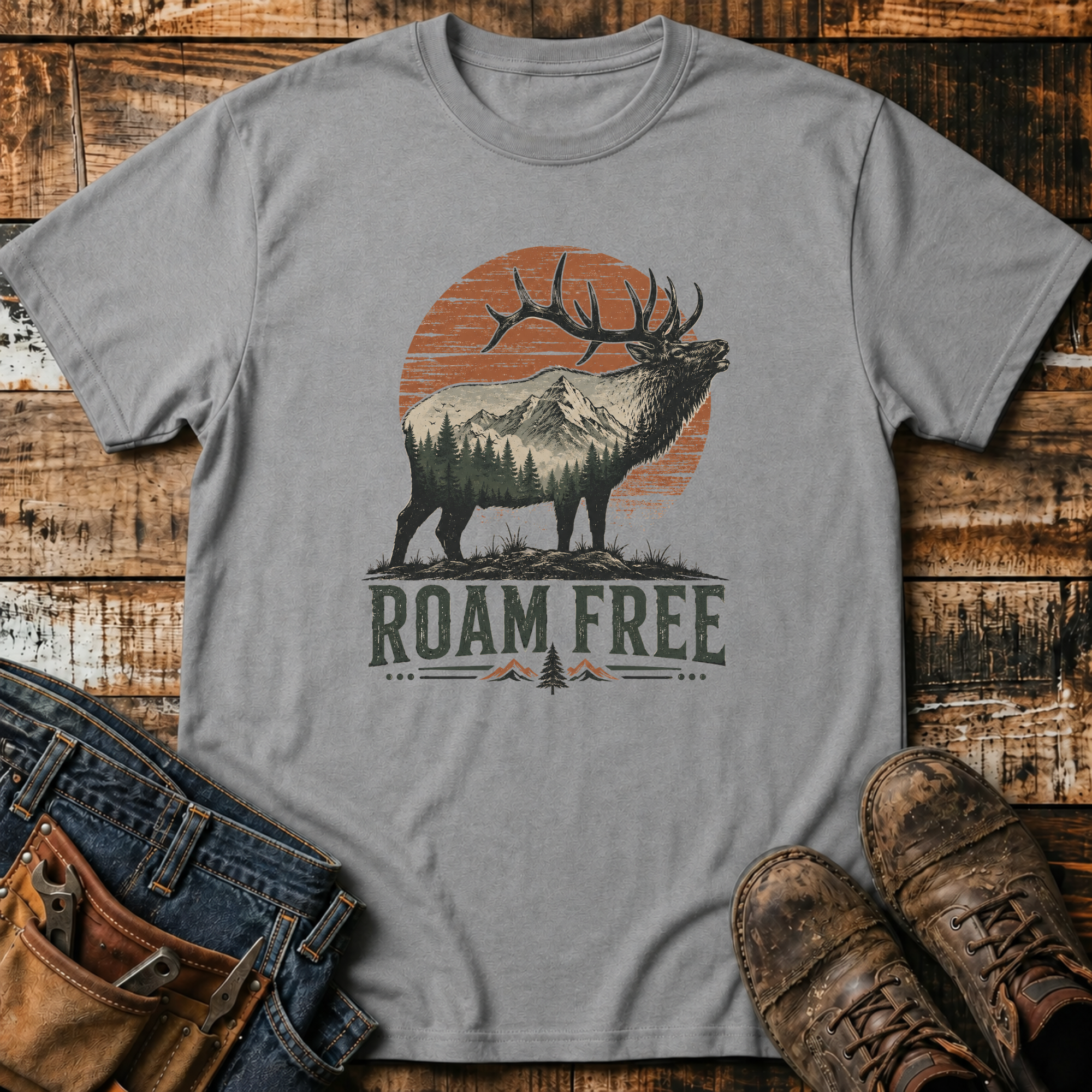 Roam Free Elk T-Shirt