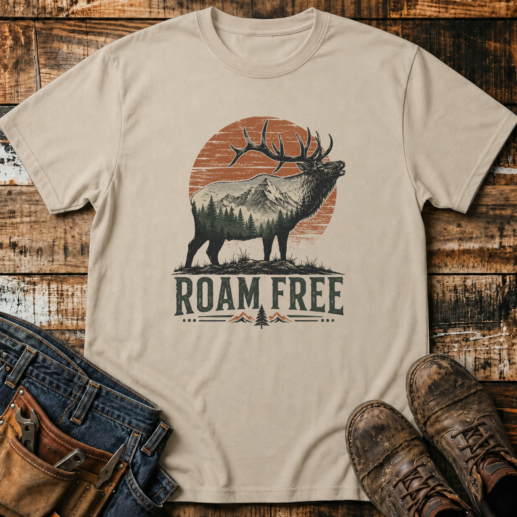 Roam Free Elk T-Shirt
