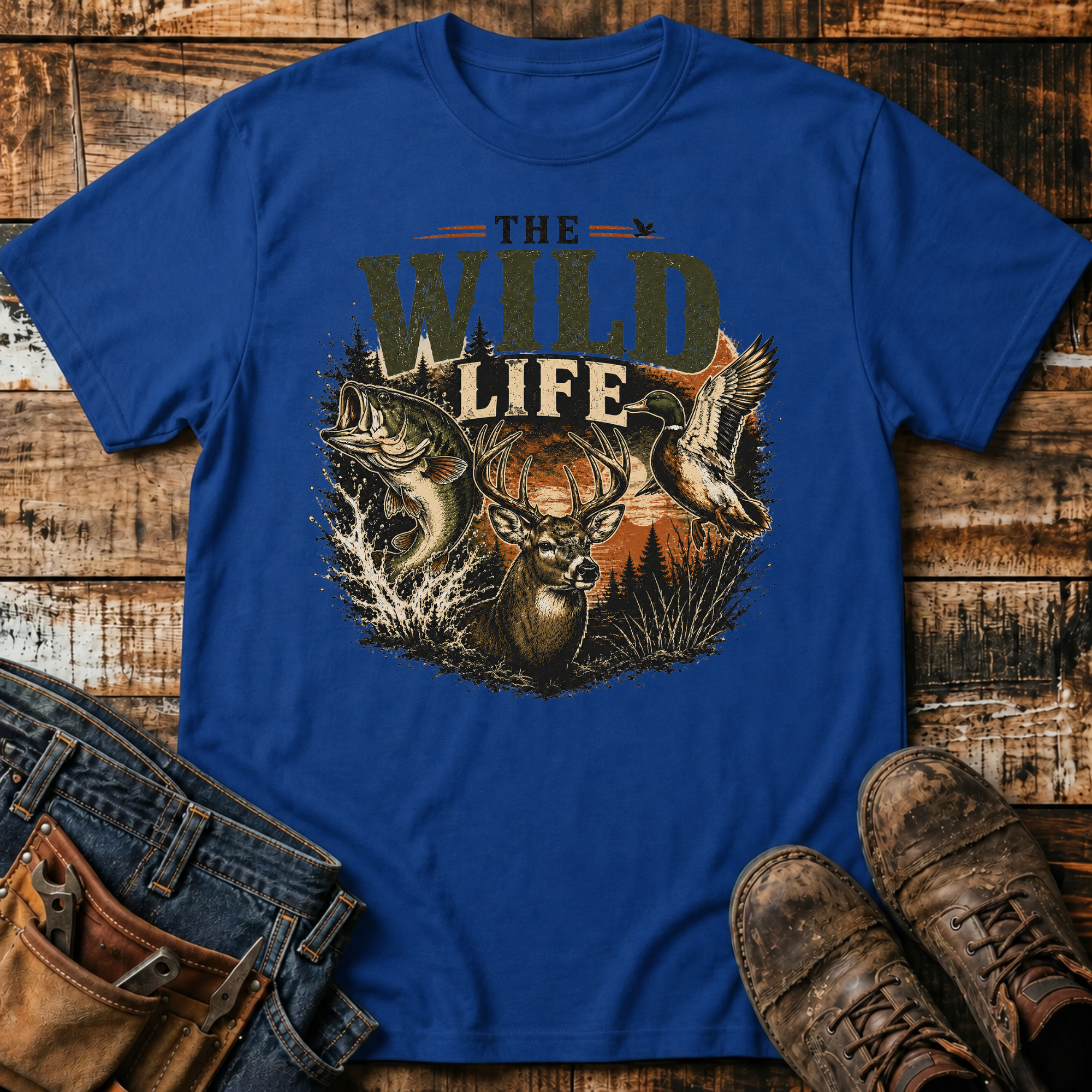 The Wild Life Deer Graphic T-Shirt