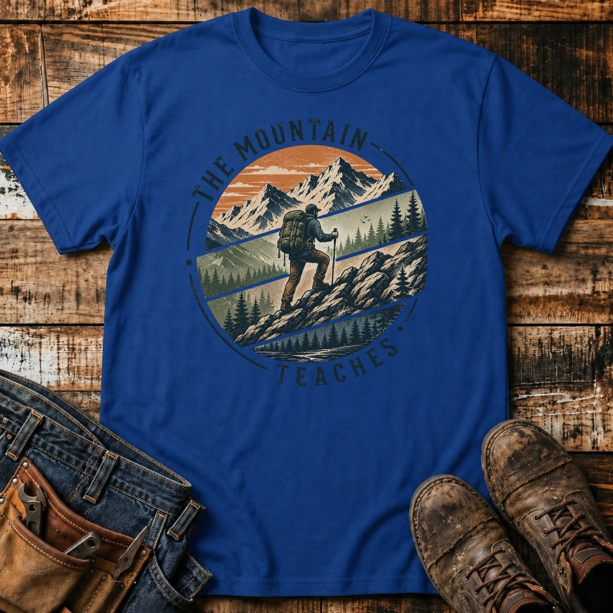 The Mountain Teaches T-Shirt