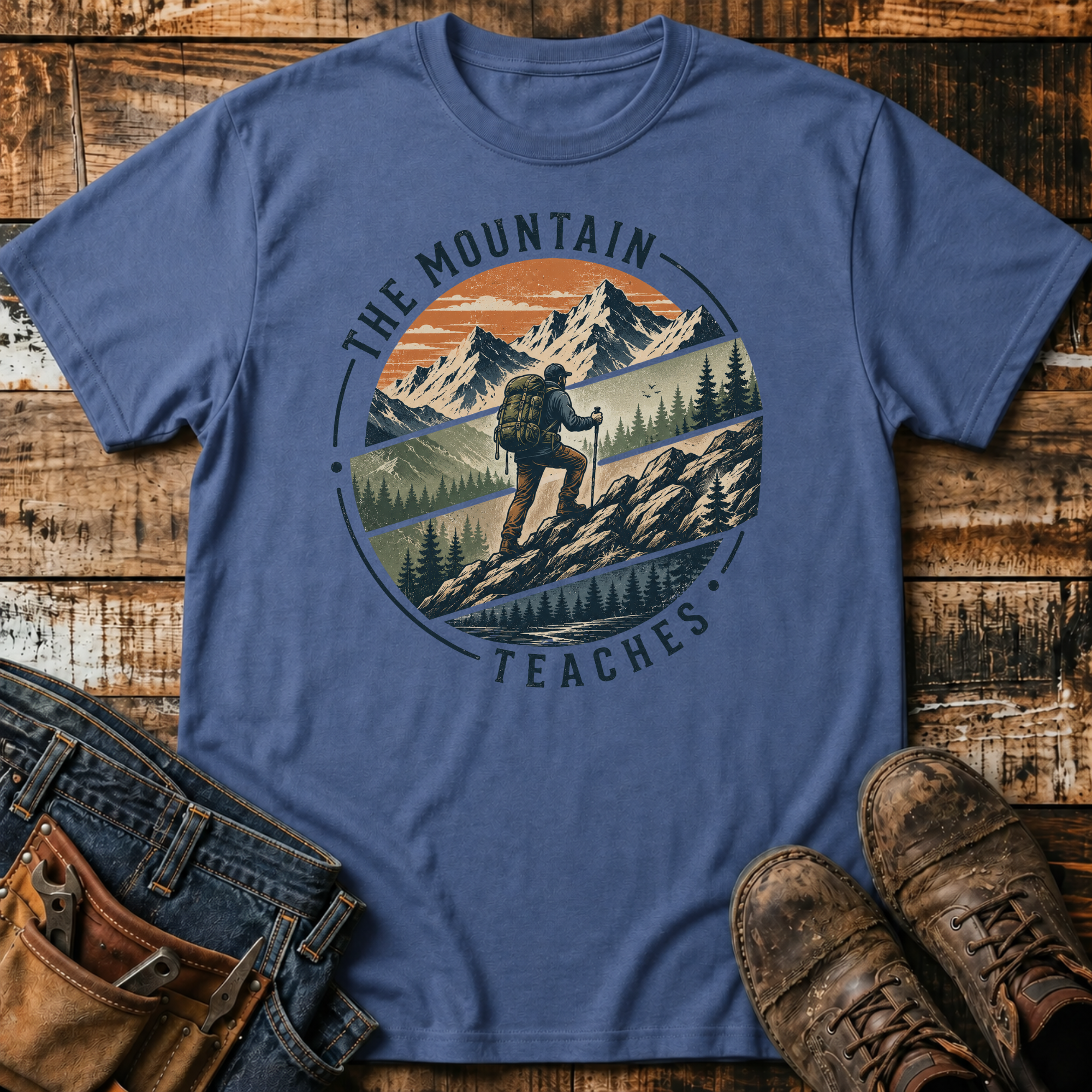 The Mountain Teaches T-Shirt