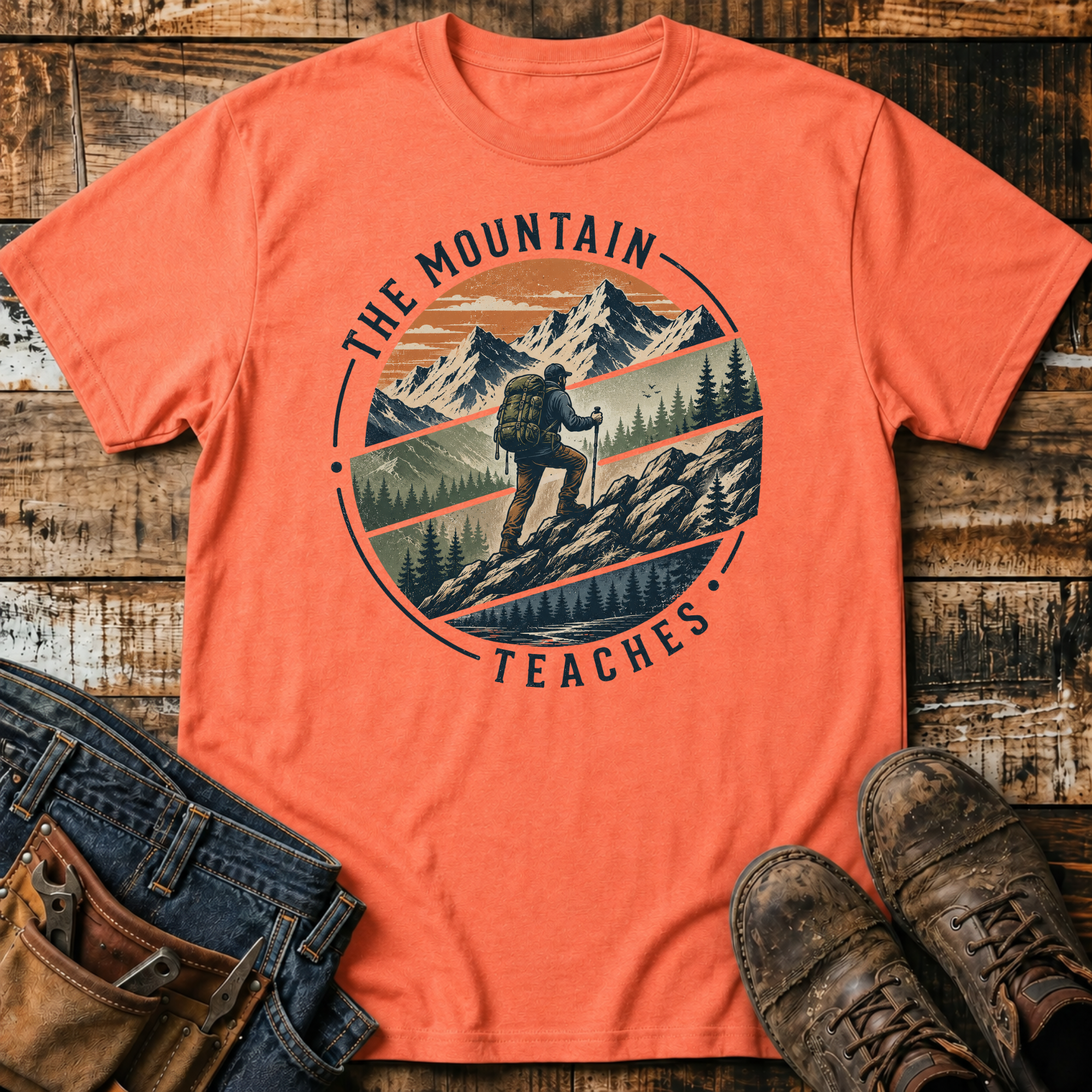 The Mountain Teaches T-Shirt