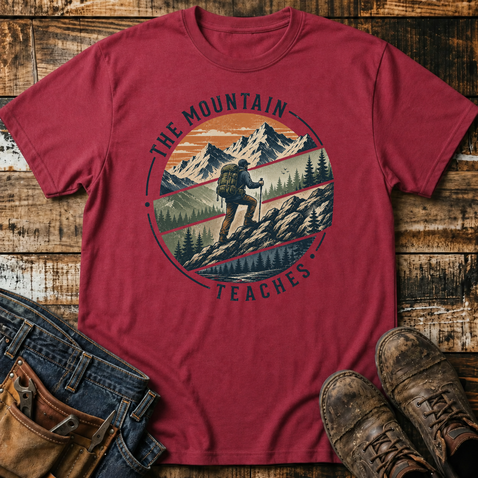 The Mountain Teaches T-Shirt