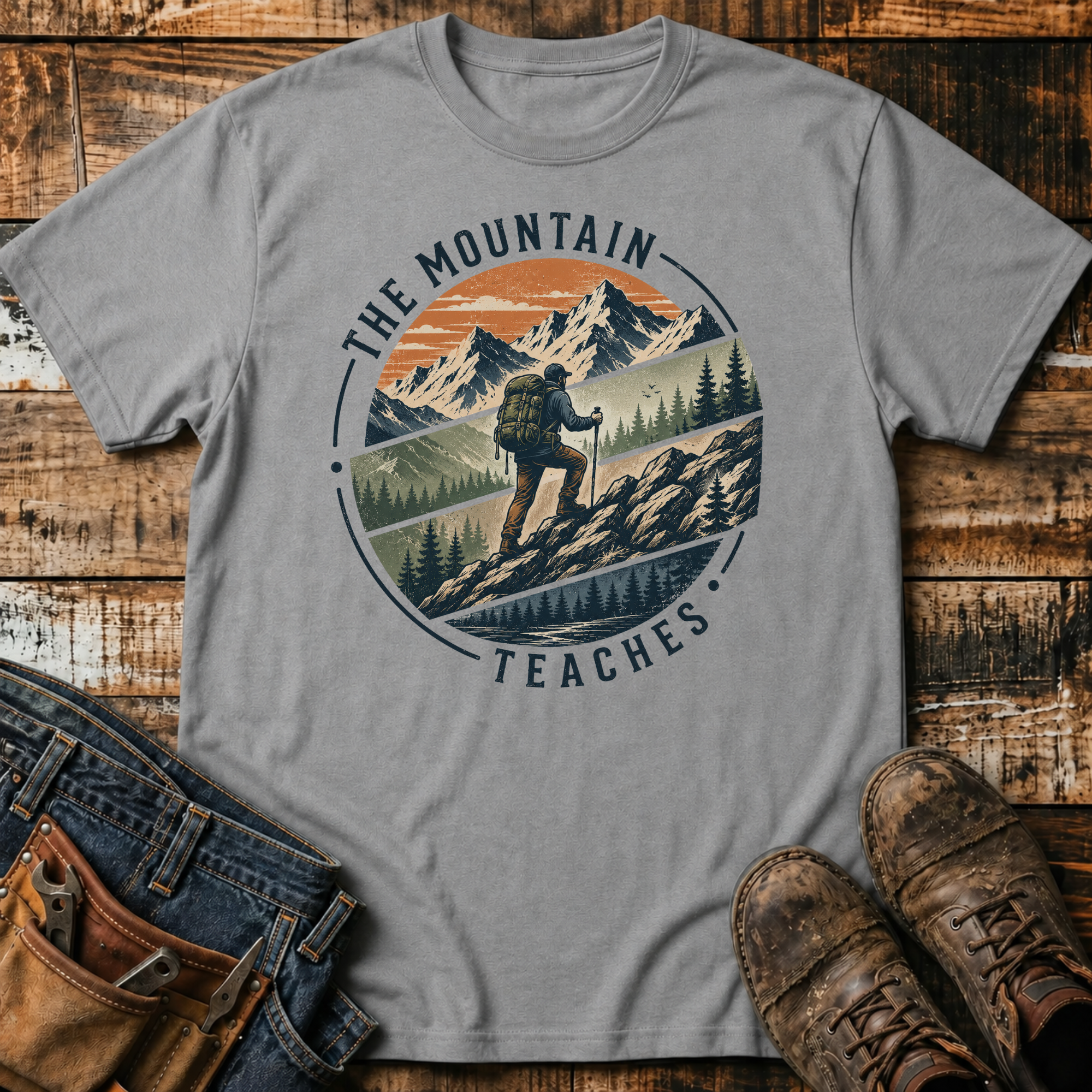 The Mountain Teaches T-Shirt