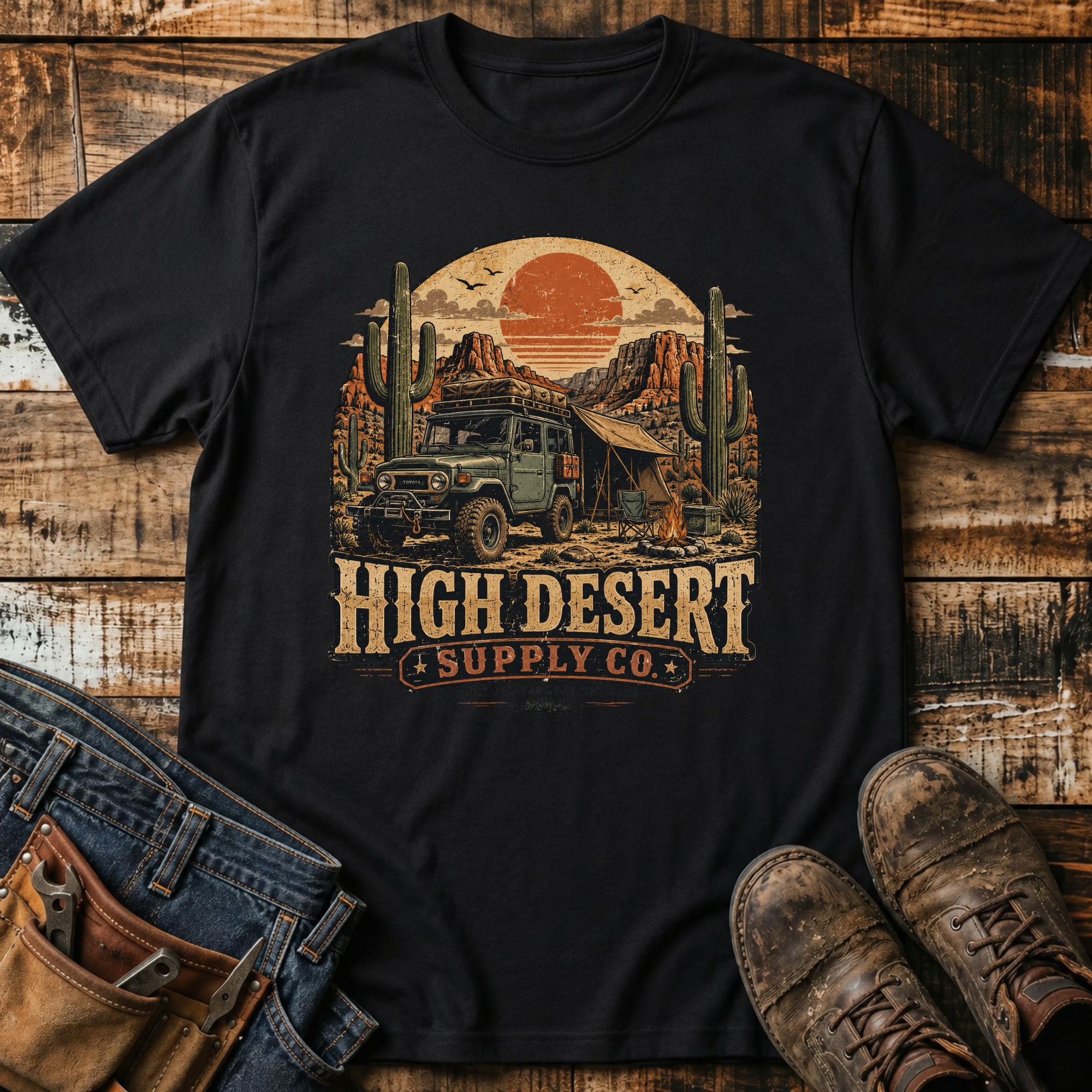 High Desert Supply Co. Vintage Truck T-Shirt