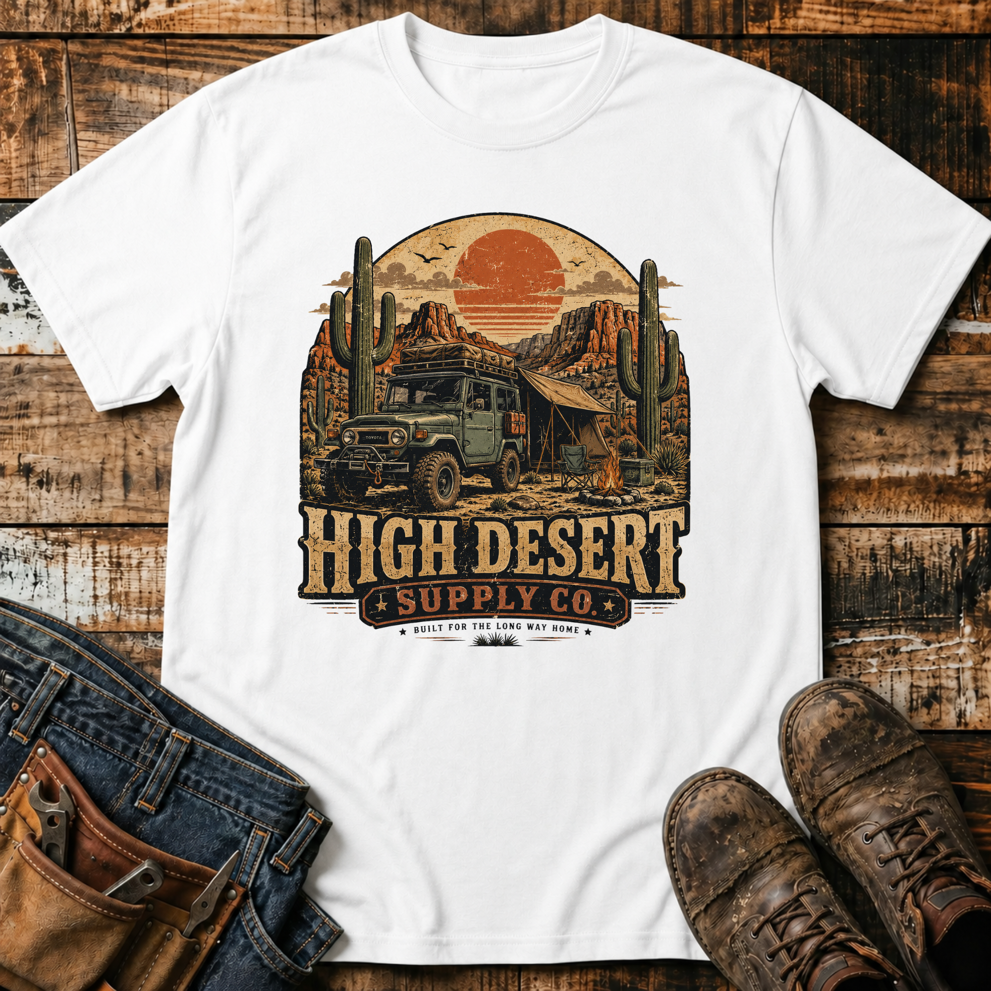 High Desert Supply Co. Vintage Truck T-Shirt