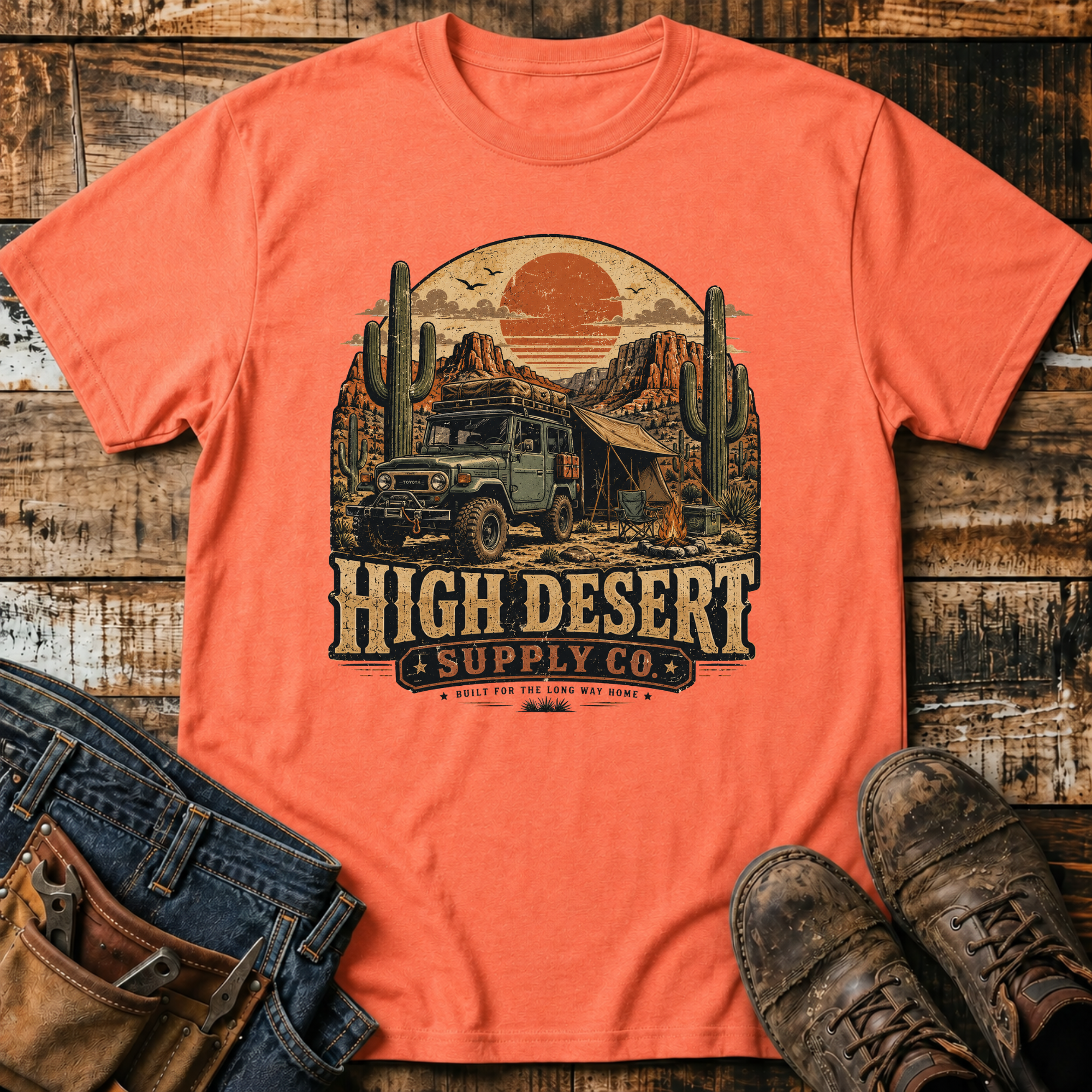High Desert Supply Co. Vintage Truck T-Shirt