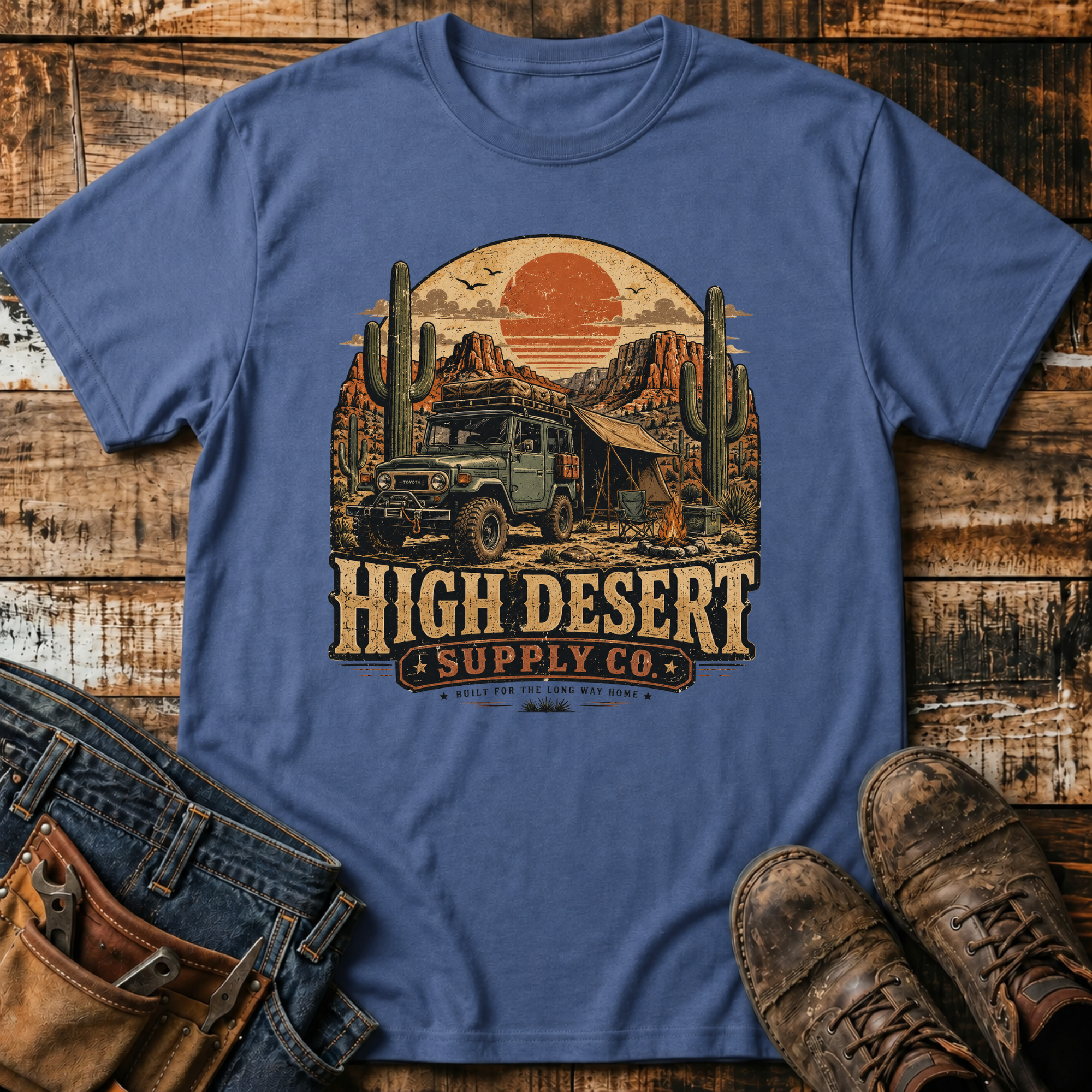 High Desert Supply Co. Vintage Truck T-Shirt
