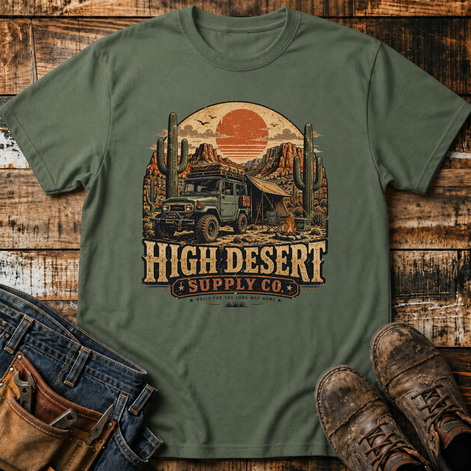 High Desert Supply Co. Vintage Truck T-Shirt