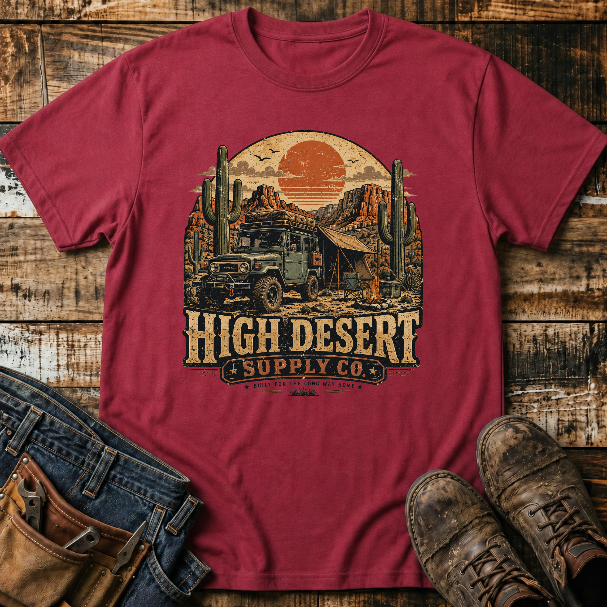 High Desert Supply Co. Vintage Truck T-Shirt