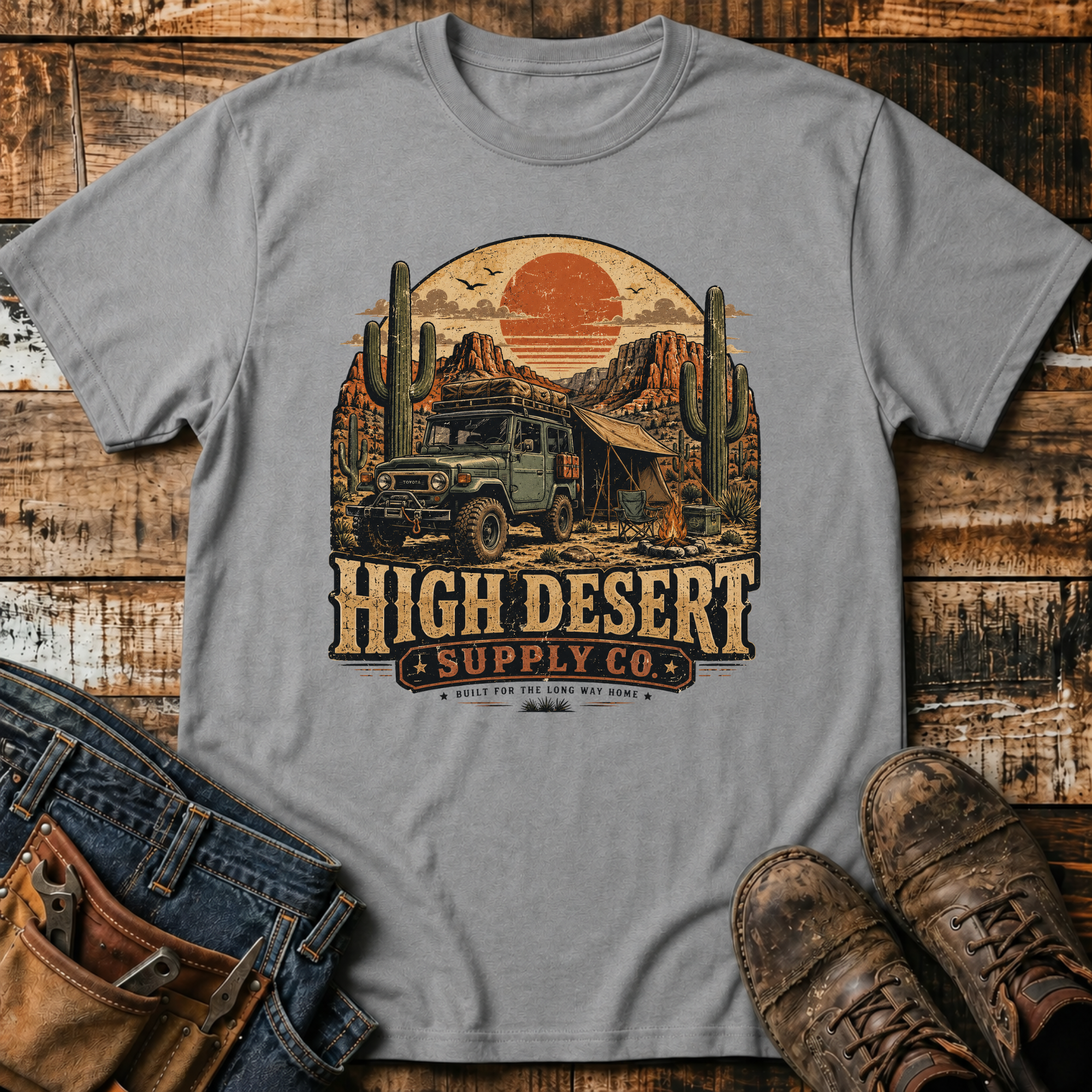 High Desert Supply Co. Vintage Truck T-Shirt