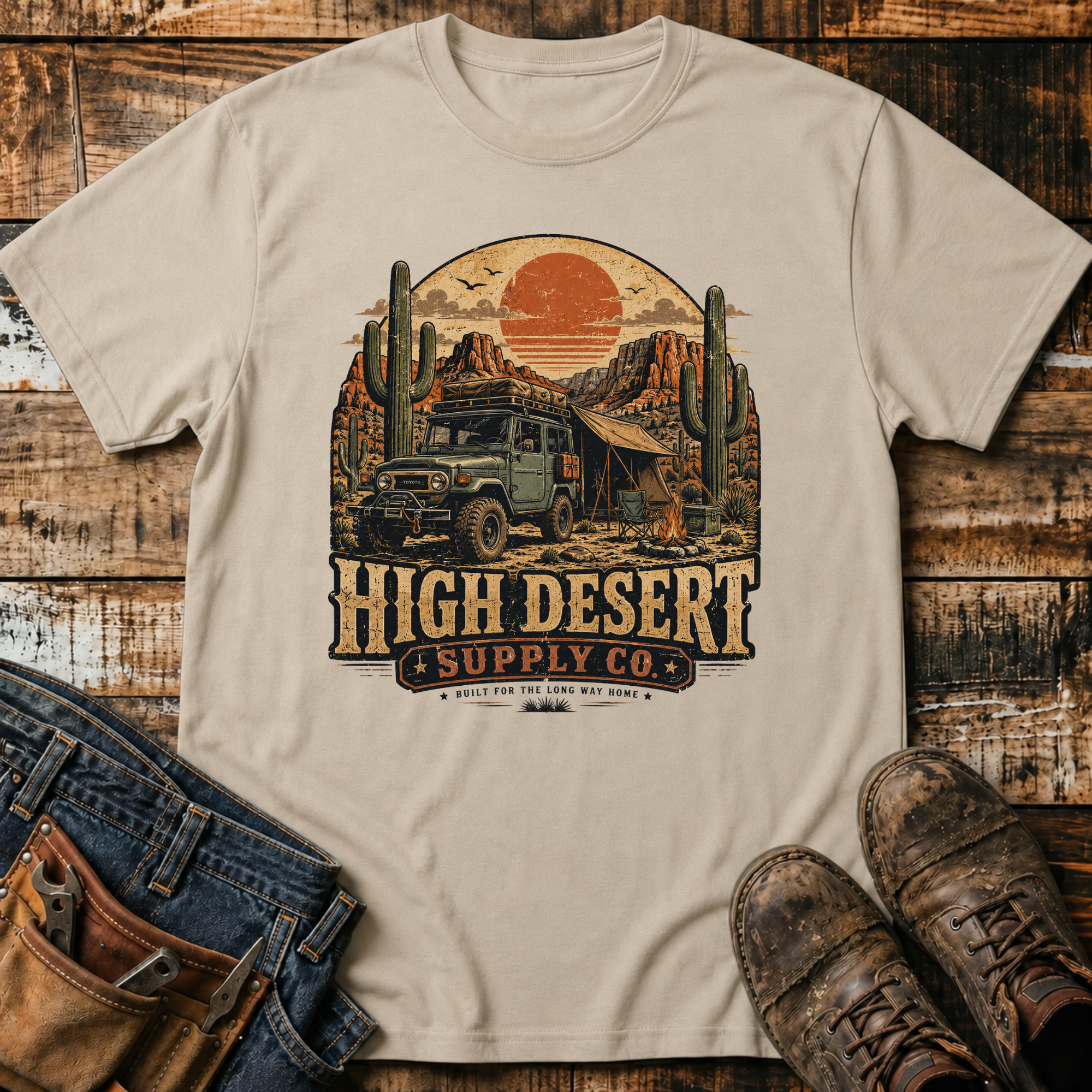High Desert Supply Co. Vintage Truck T-Shirt