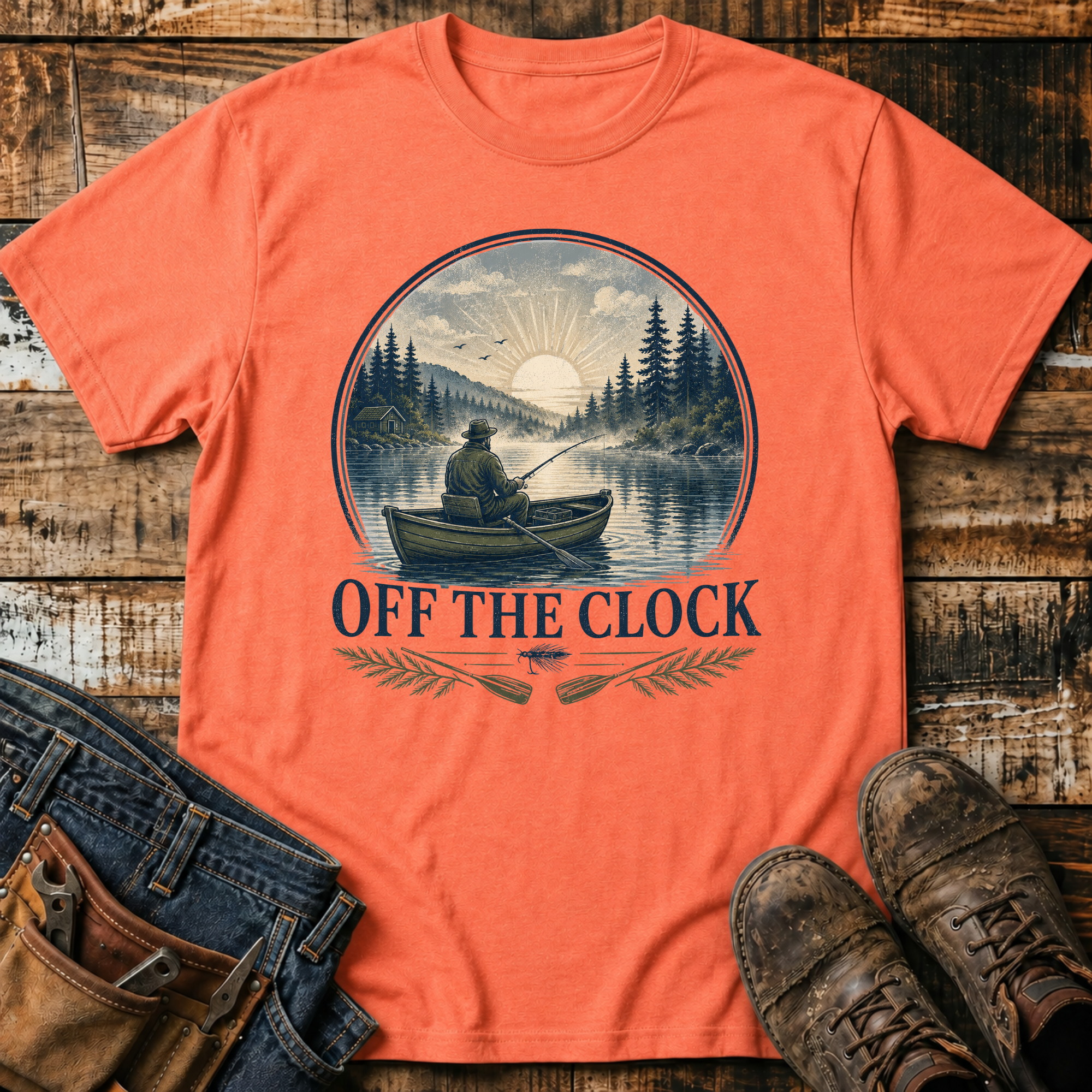 Off The Clock Fishing T-Shirt