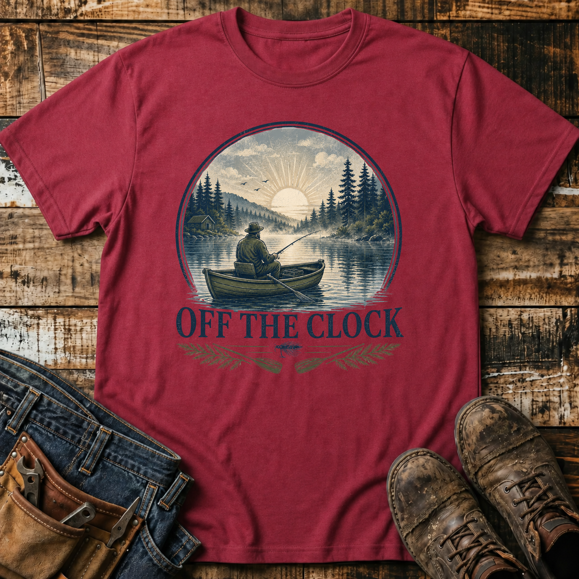Off The Clock Fishing T-Shirt