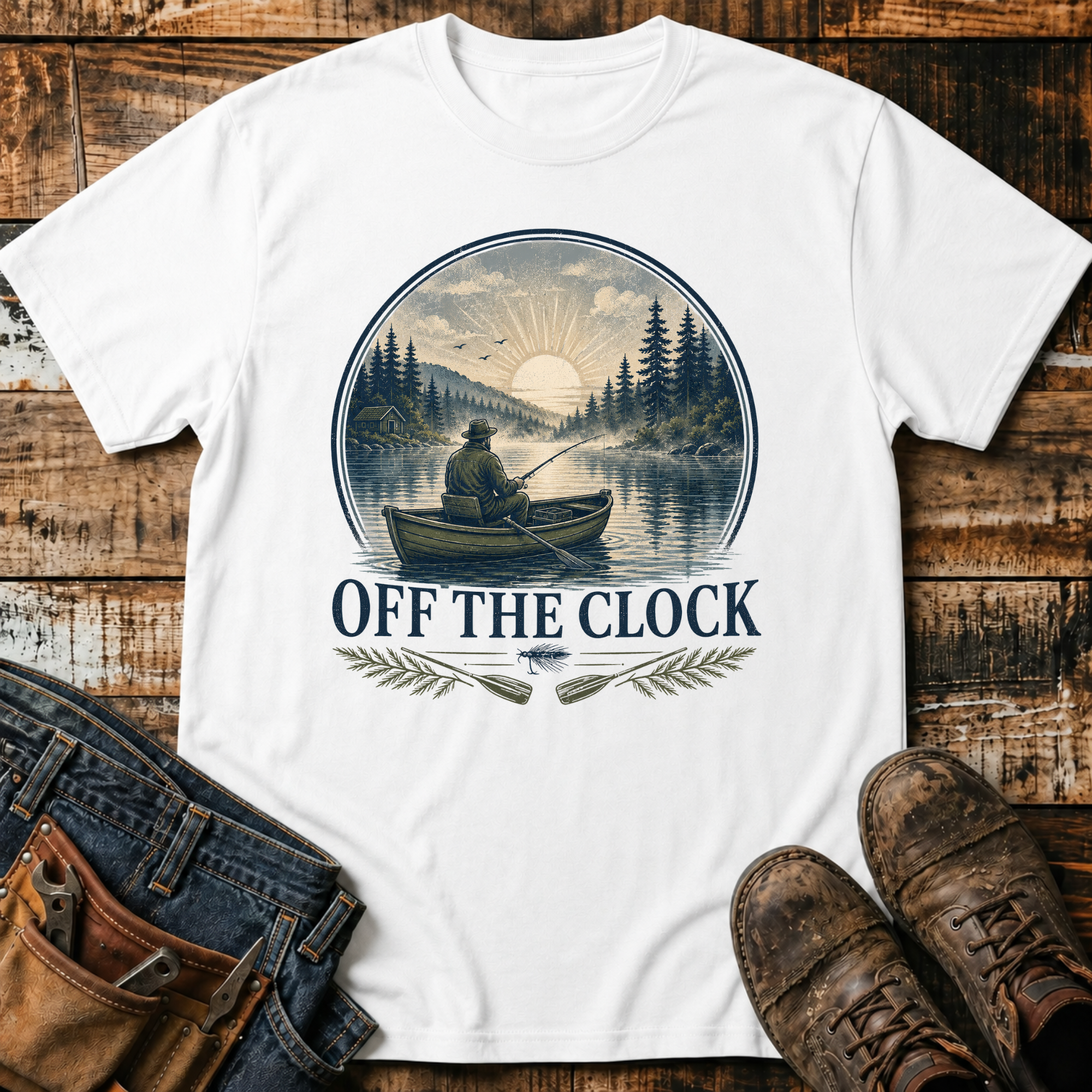 Off The Clock Fishing T-Shirt