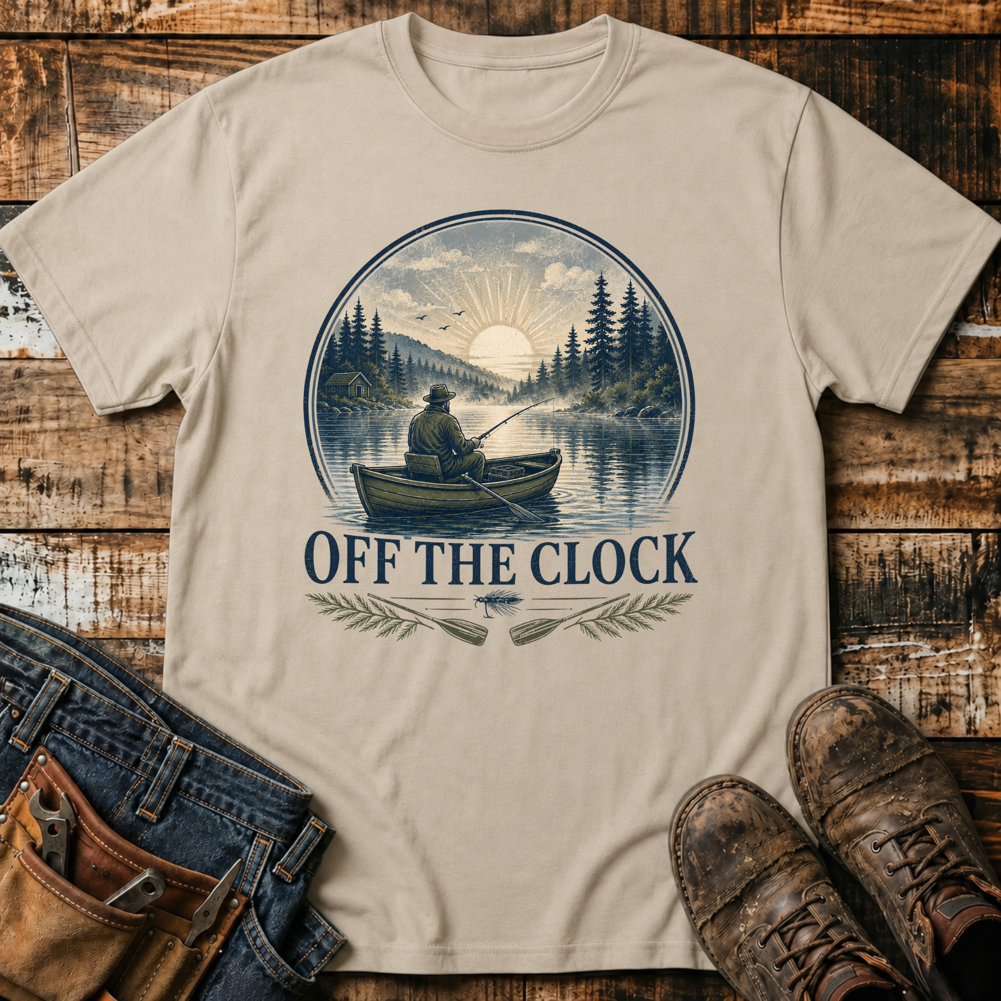 Off The Clock Fishing T-Shirt