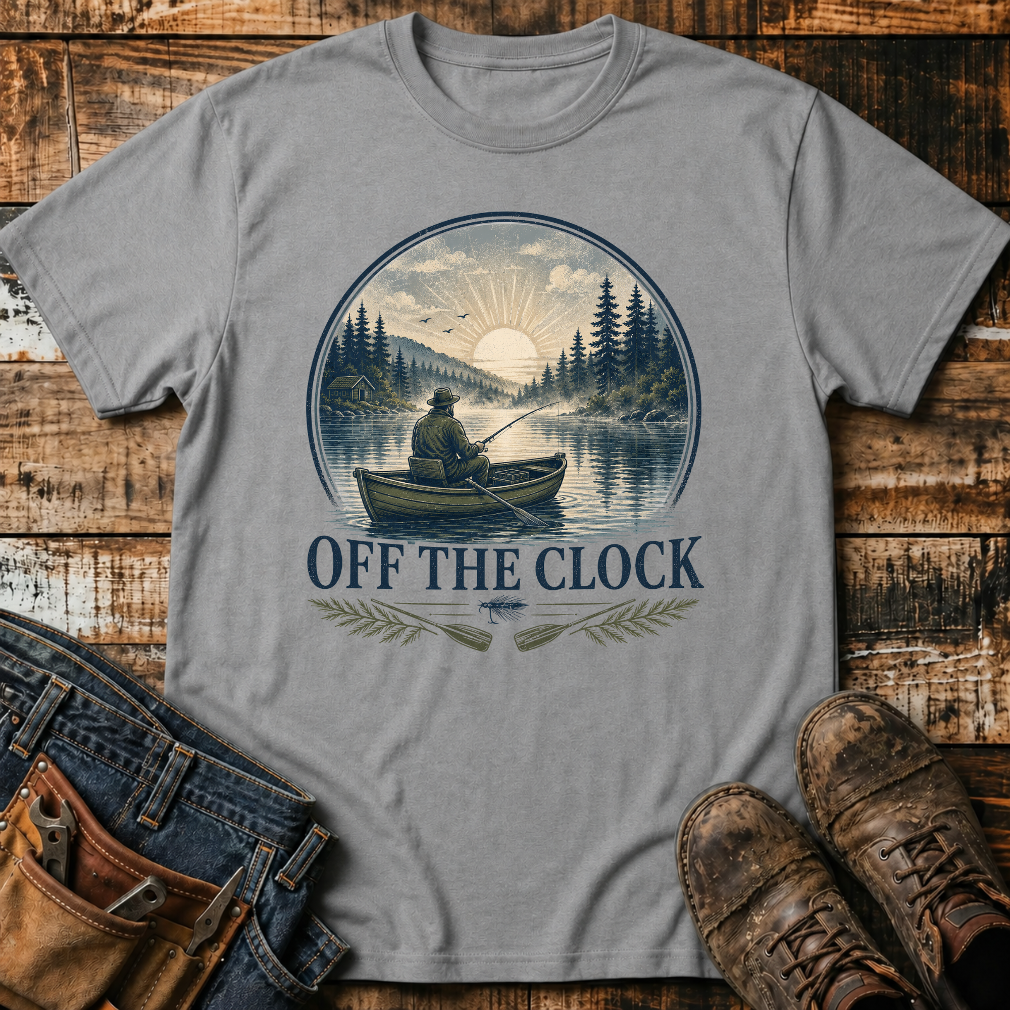 Off The Clock Fishing T-Shirt