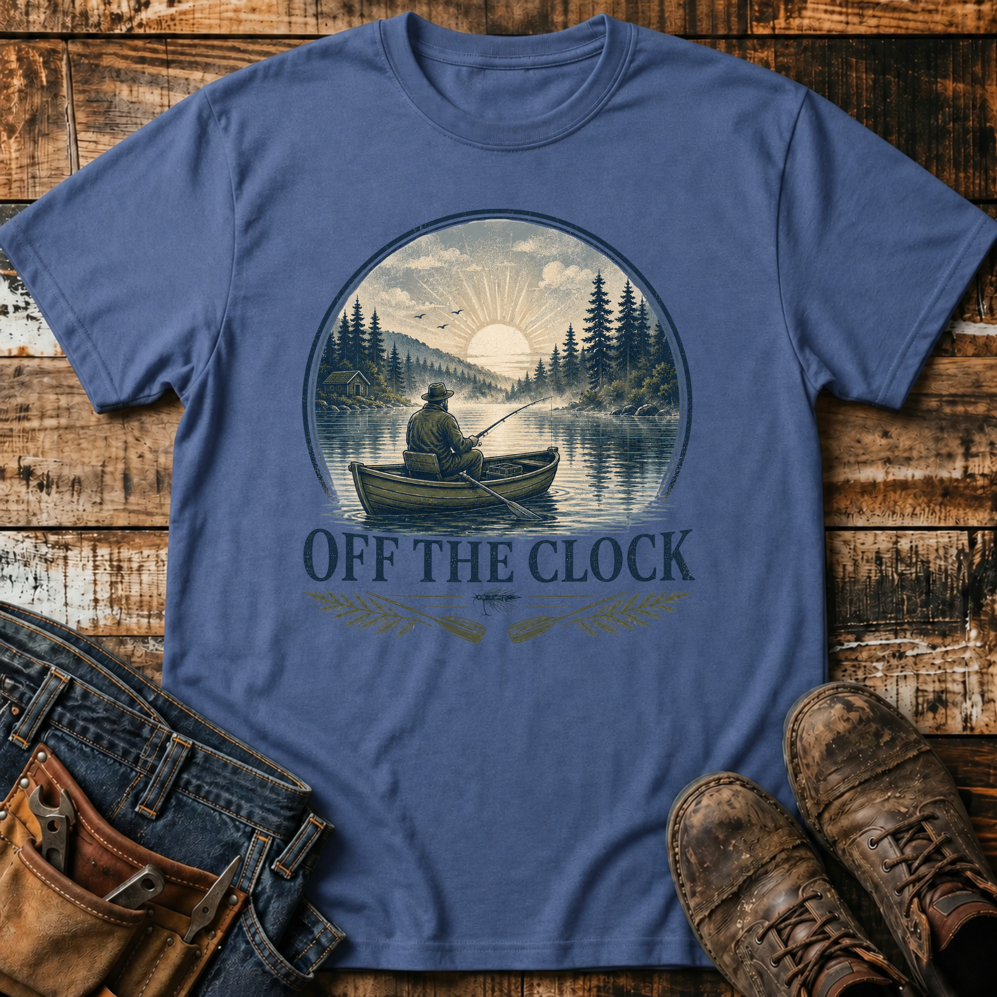 Off The Clock Fishing T-Shirt