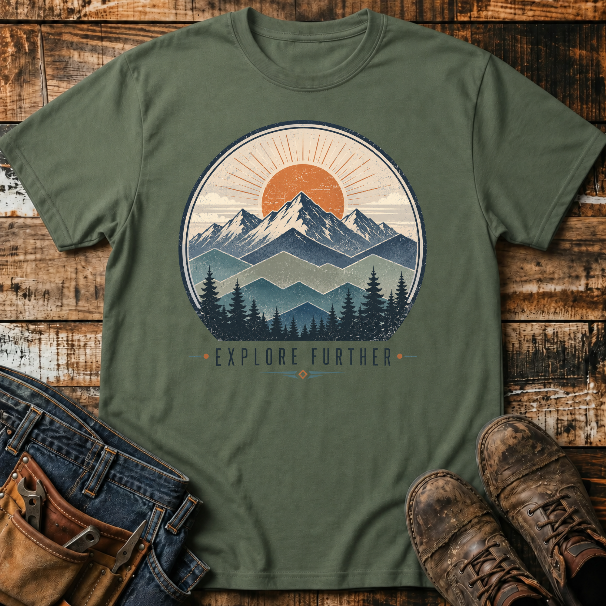 Explore Further Mountain T-Shirt