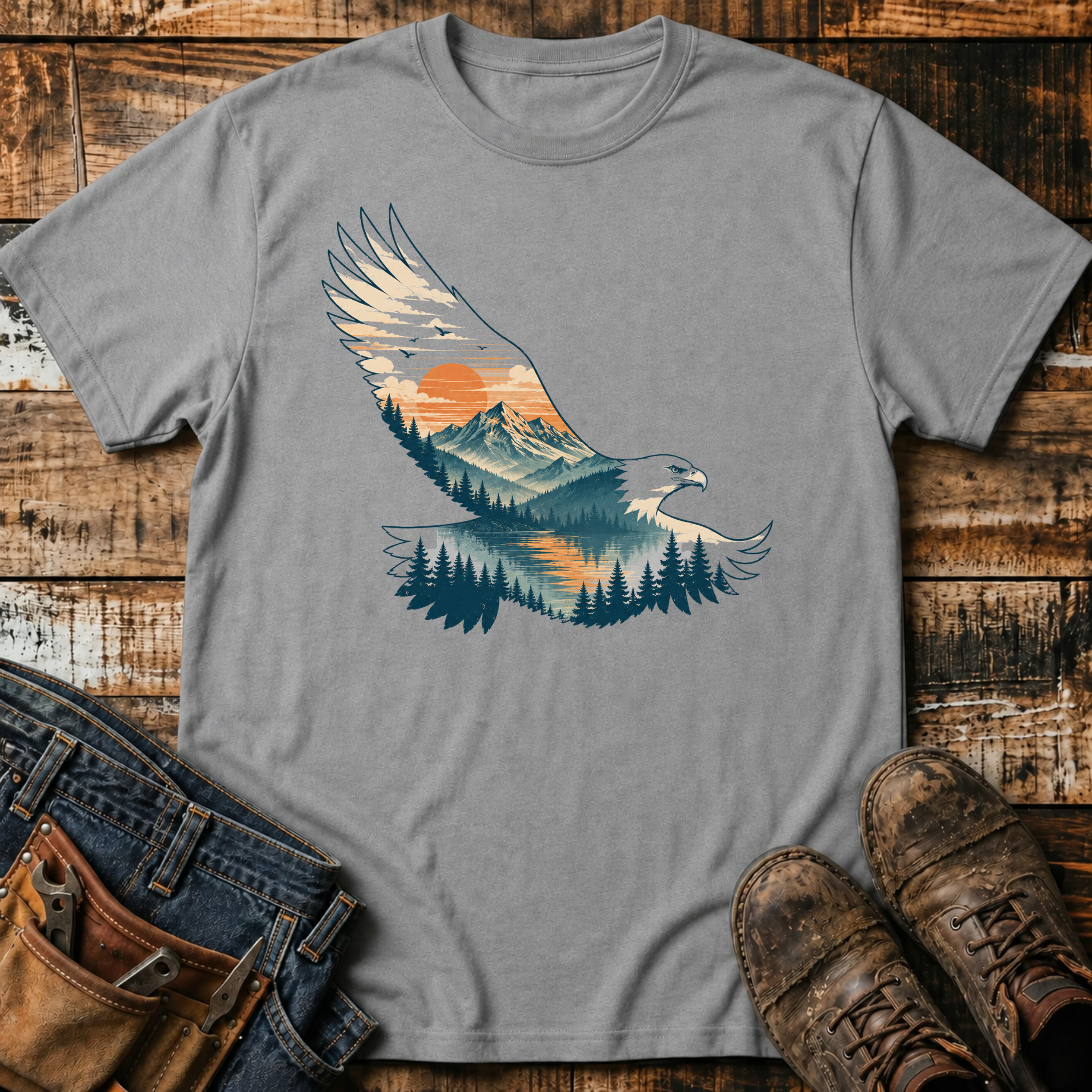 Eagle Mountain Sunset T-Shirt