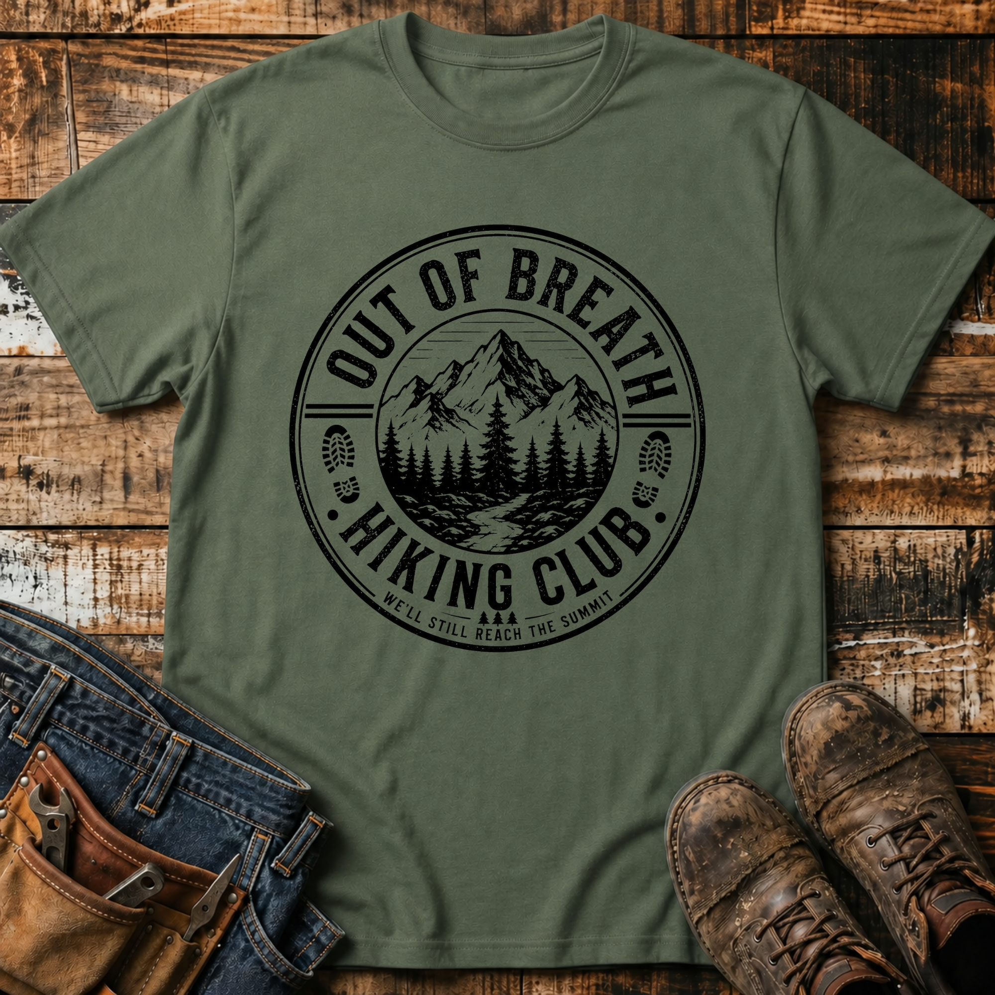 Out of Breath Hiking Club T-Shirt