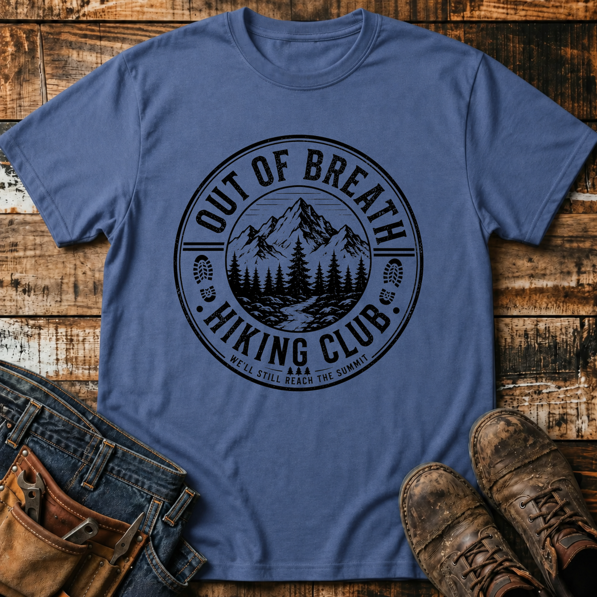 Out of Breath Hiking Club T-Shirt