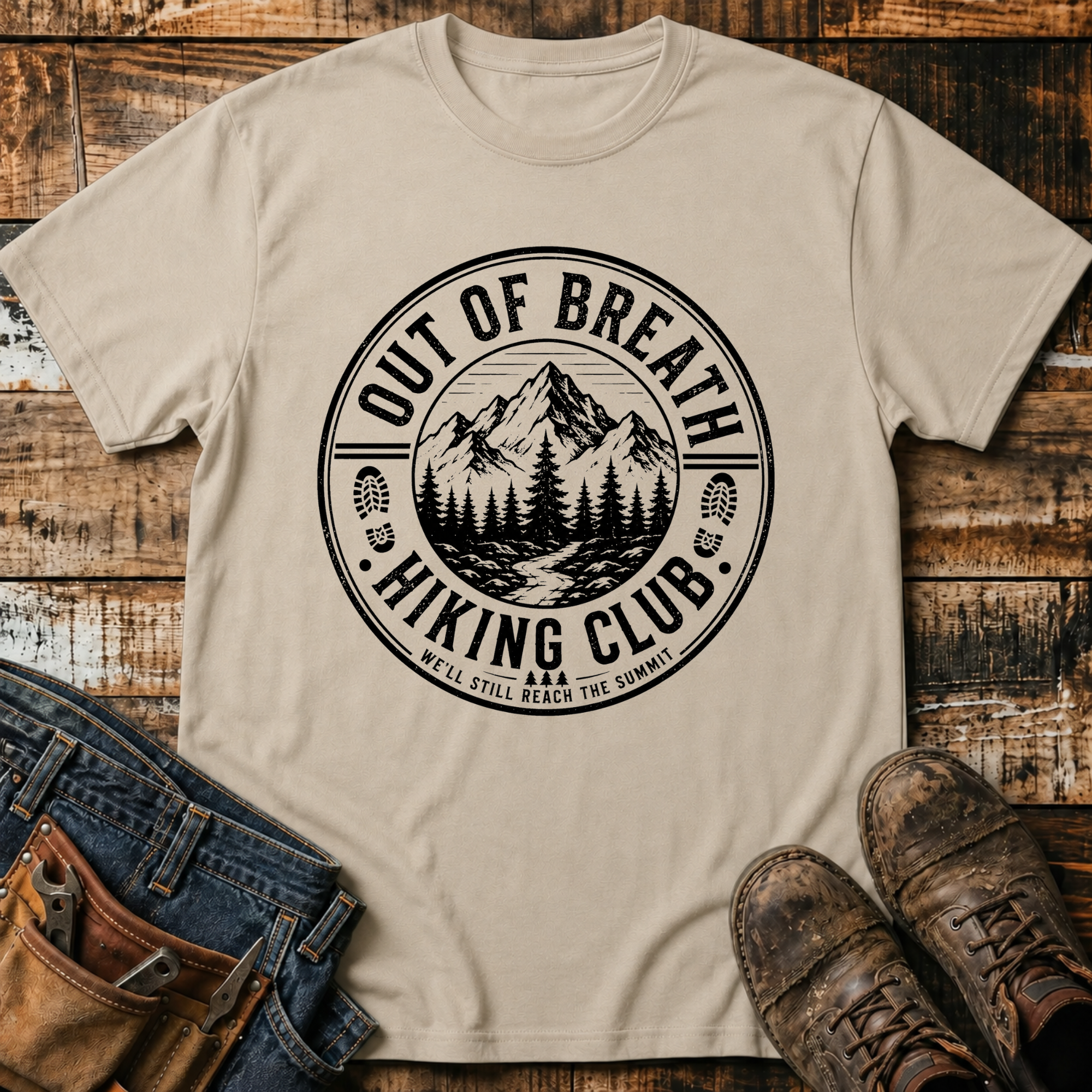 Out of Breath Hiking Club T-Shirt