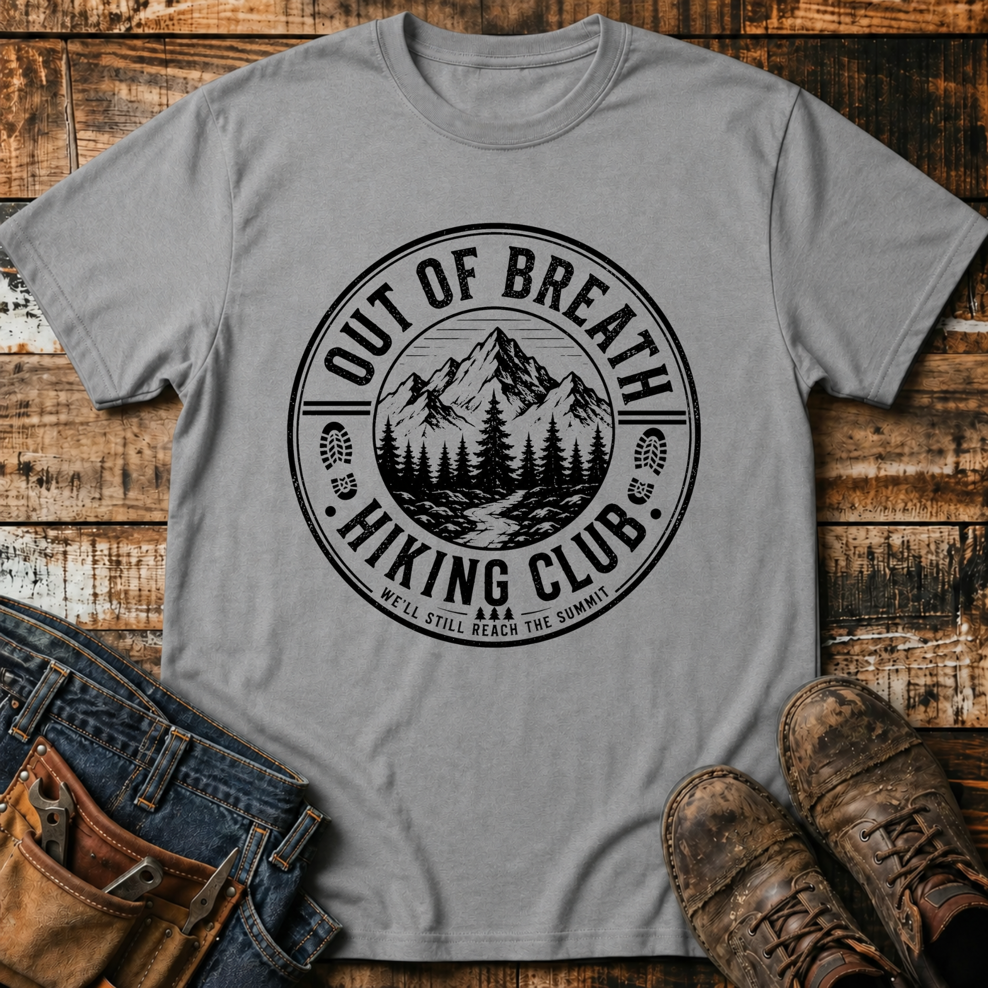 Out of Breath Hiking Club T-Shirt