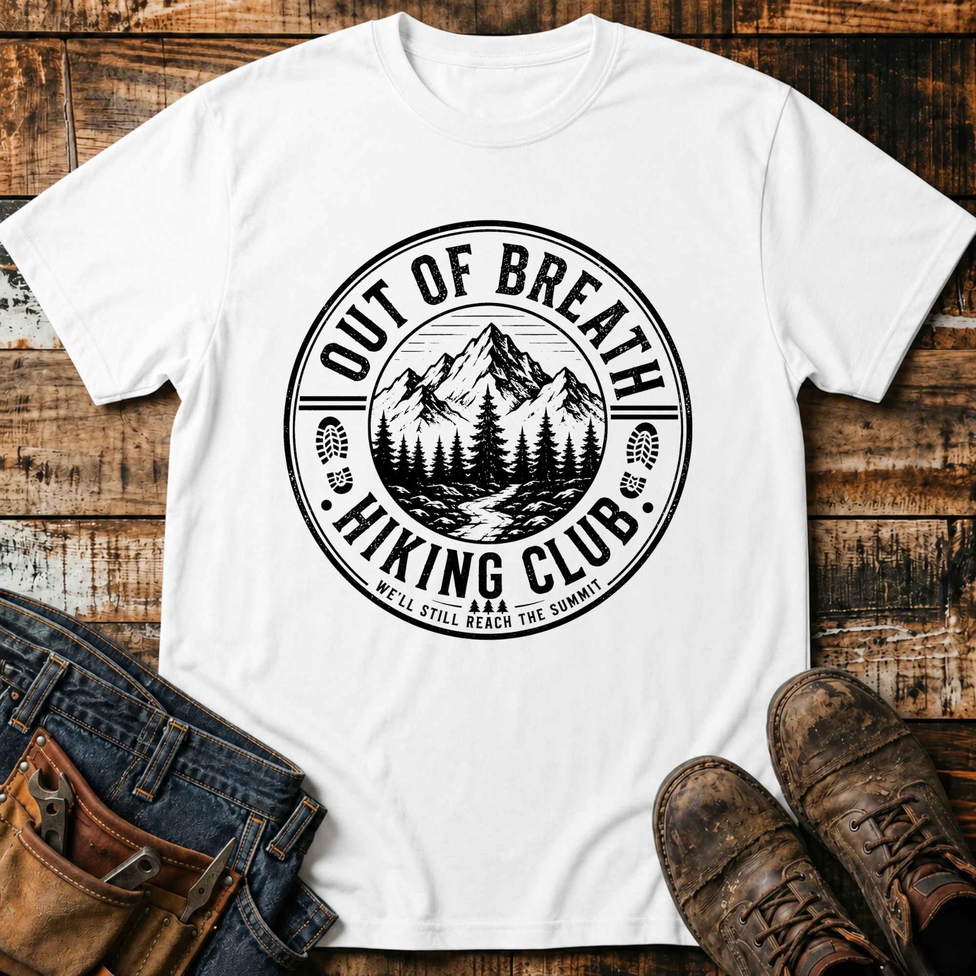 Out of Breath Hiking Club T-Shirt