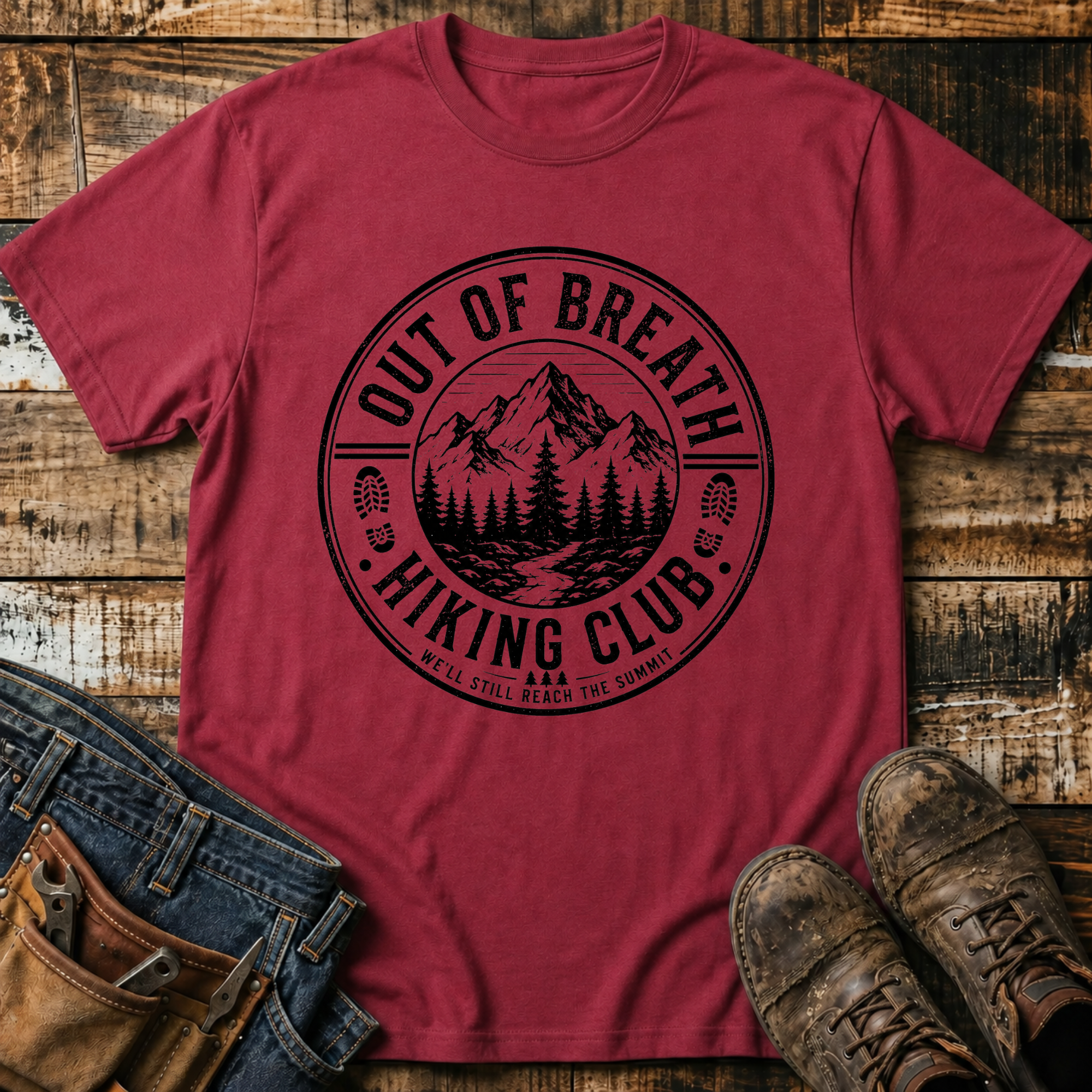 Out of Breath Hiking Club T-Shirt