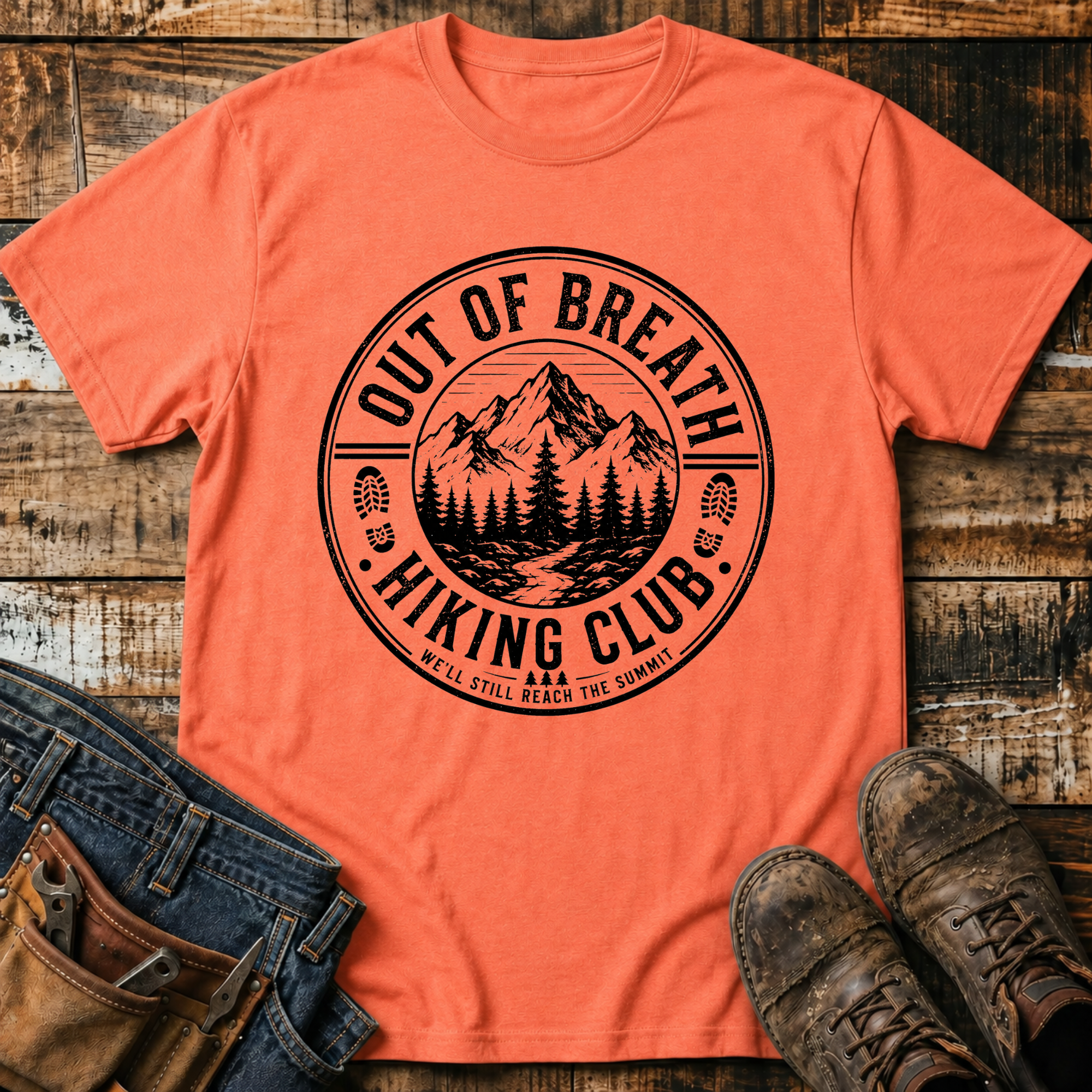 Out of Breath Hiking Club T-Shirt