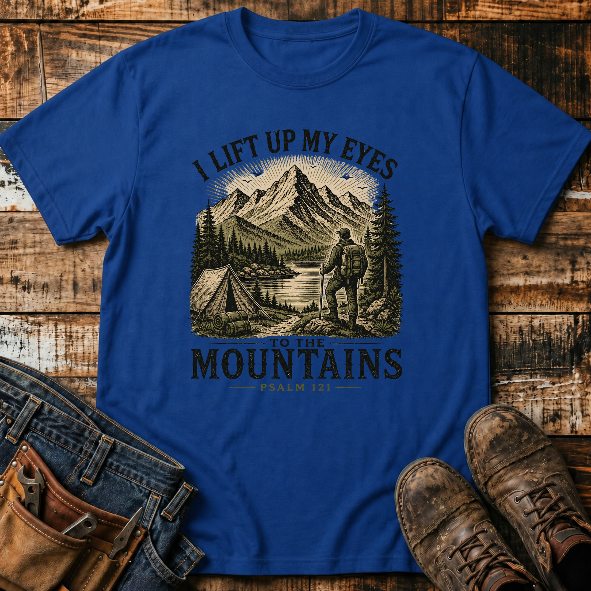 I Lift Up My Eyes to the Mountains T-Shirt