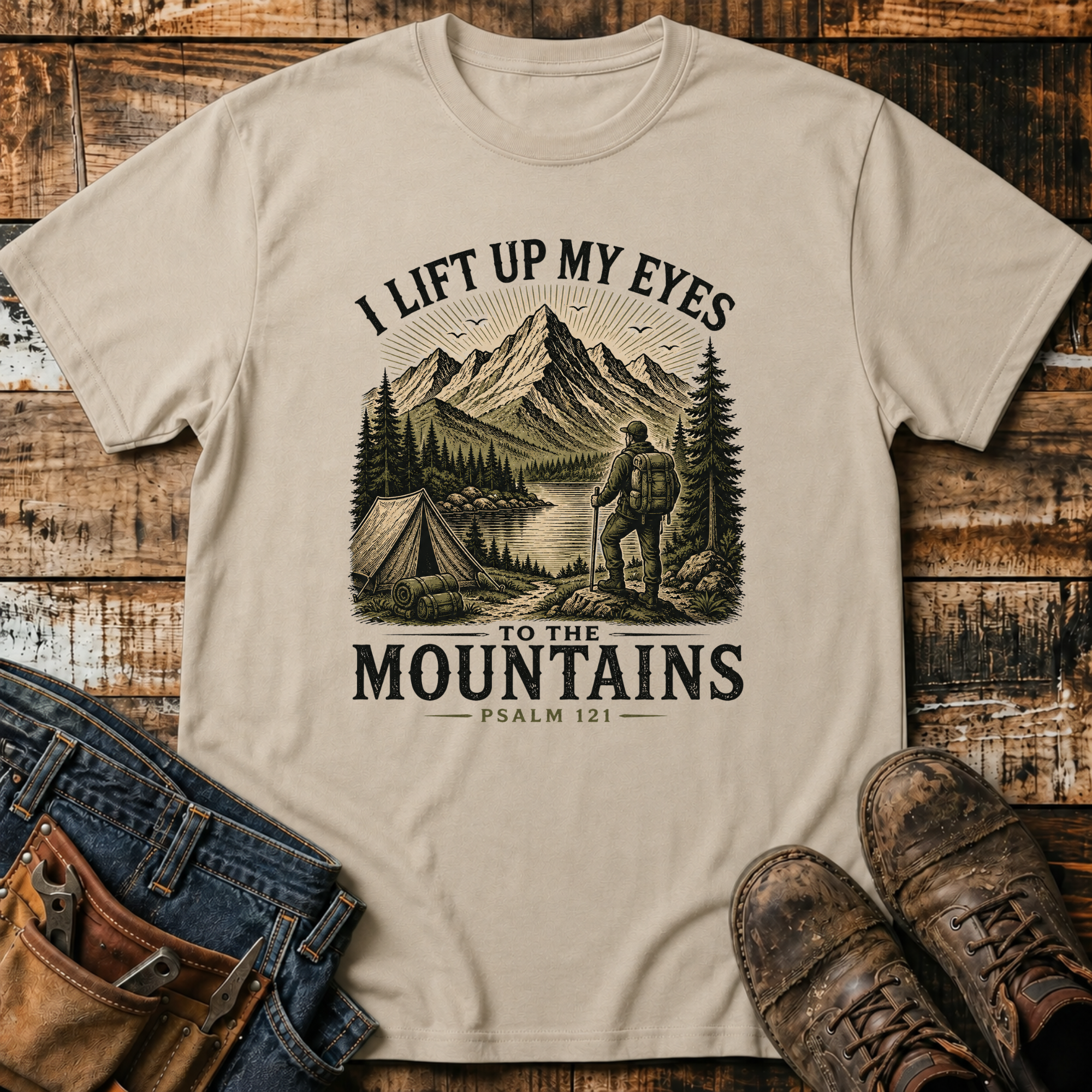 I Lift Up My Eyes to the Mountains T-Shirt