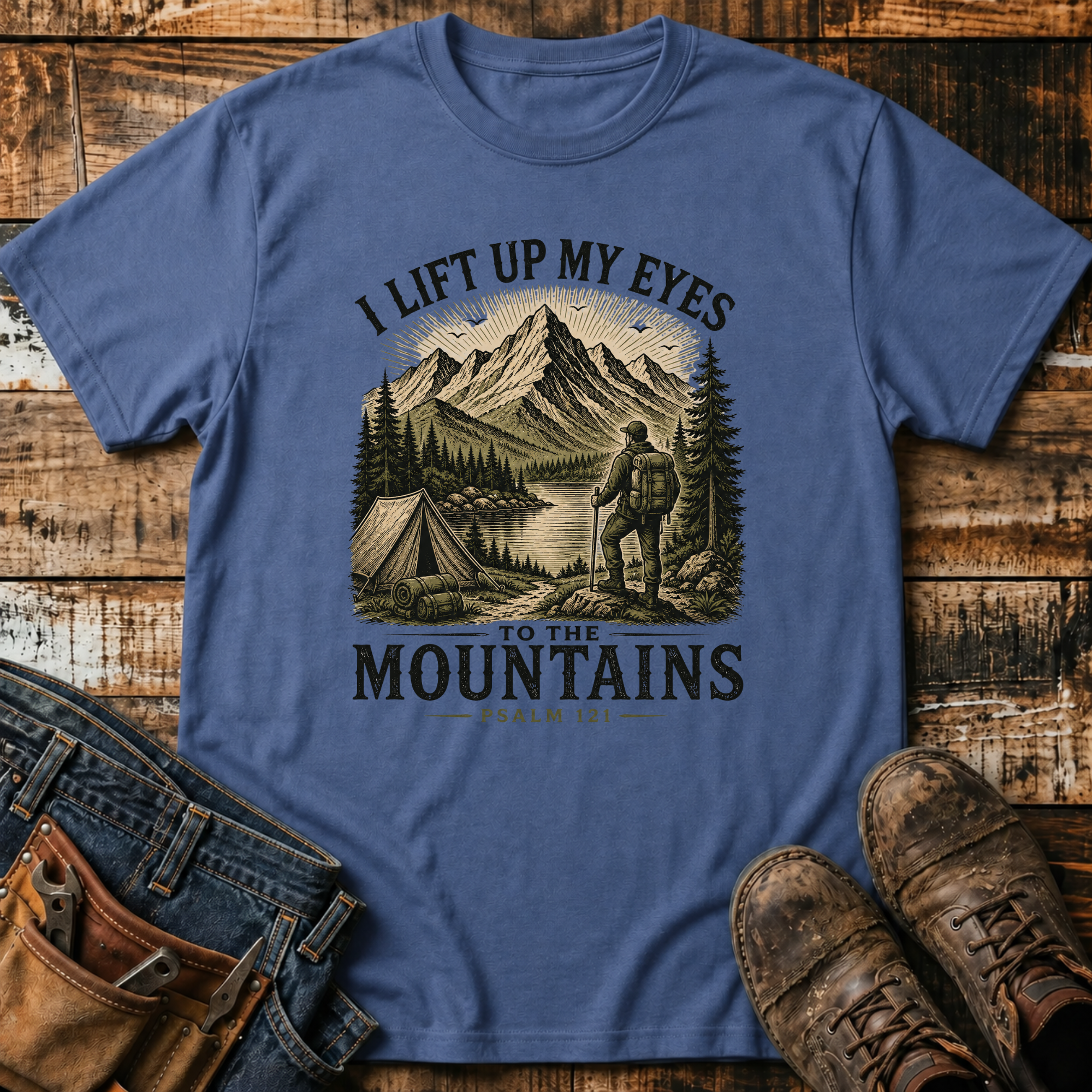 I Lift Up My Eyes to the Mountains T-Shirt