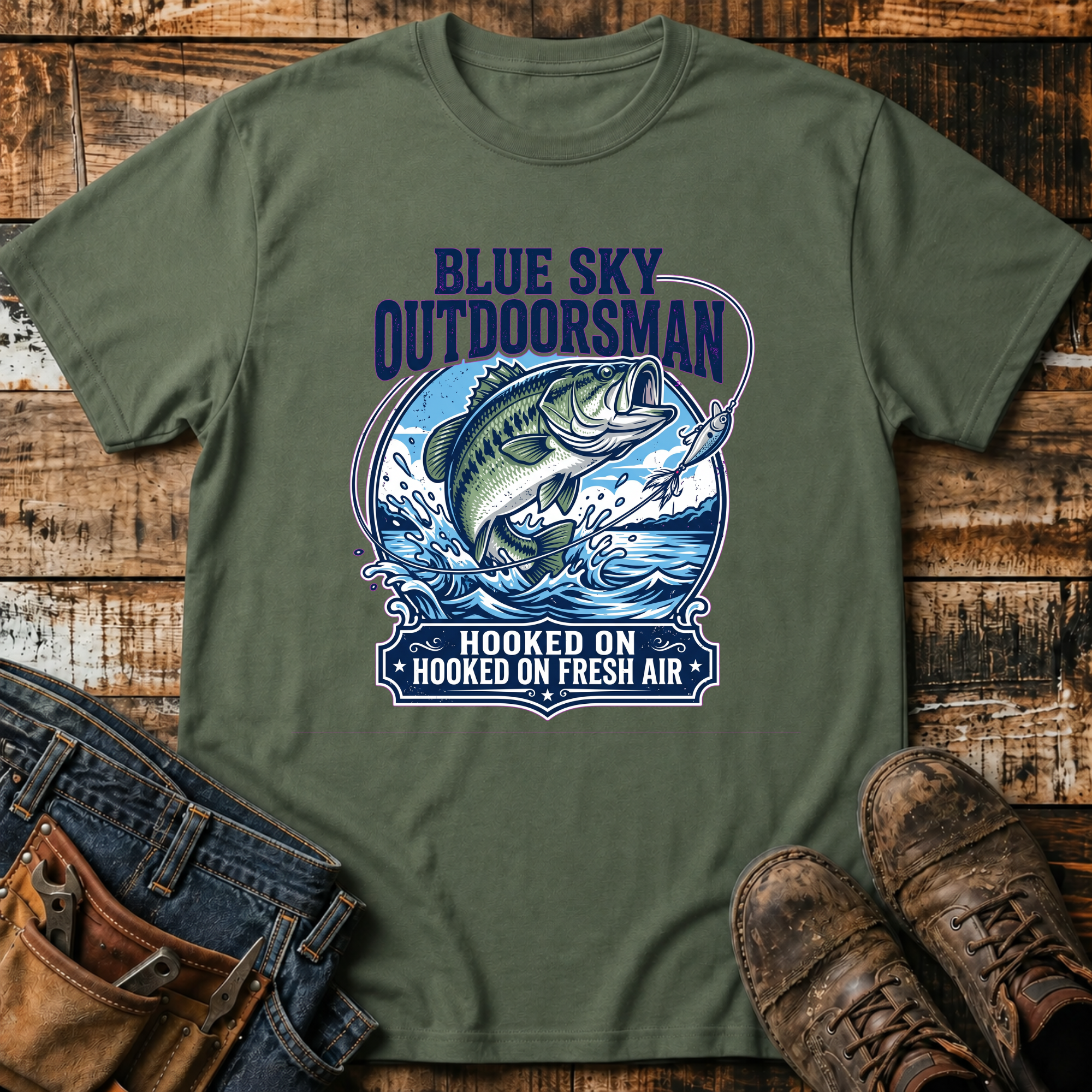 Hooked on Fresh Air T-Shirt