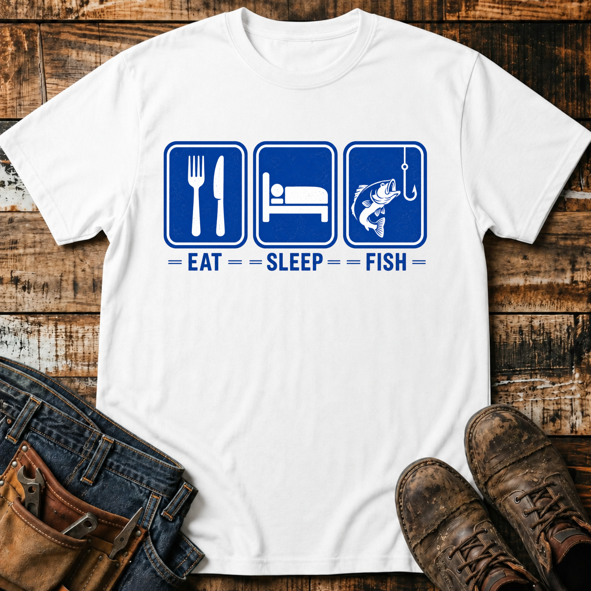 Eat Sleep Fish T-Shirt