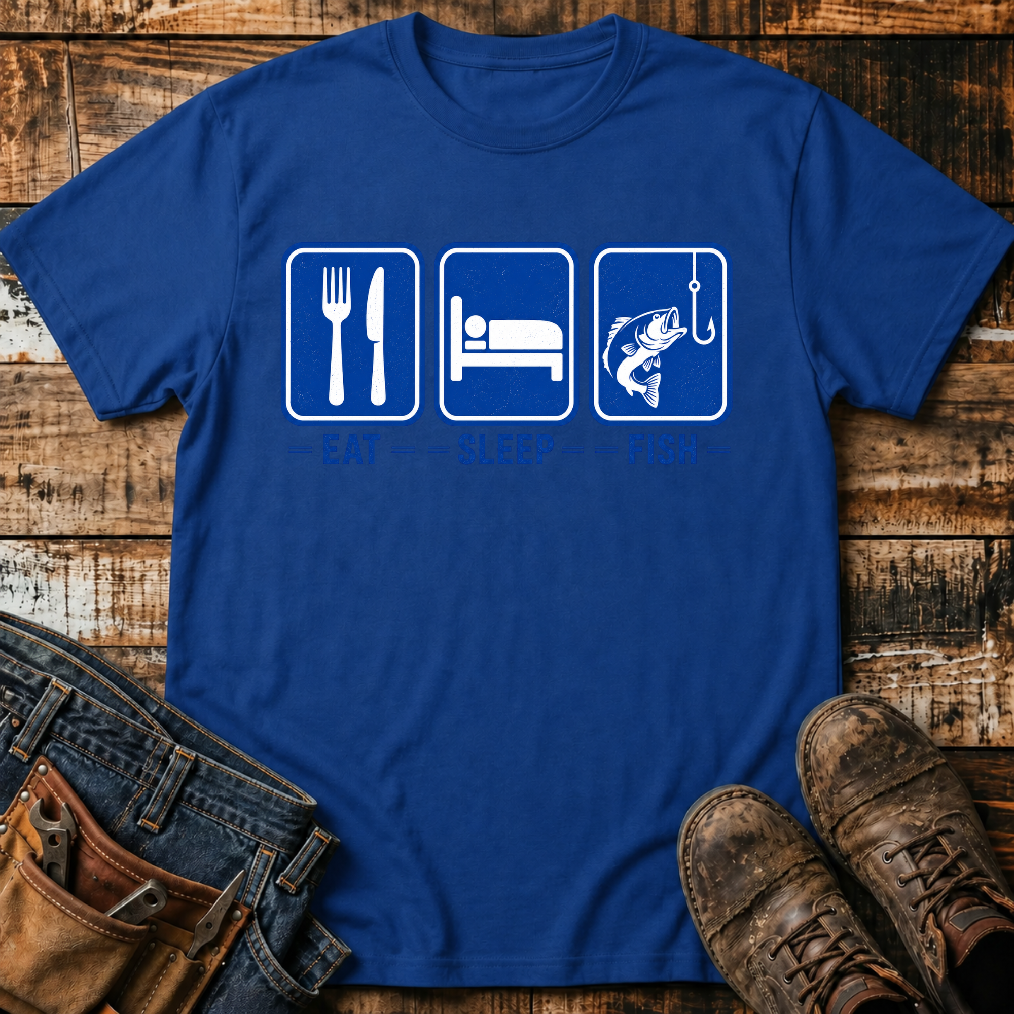 Eat Sleep Fish T-Shirt