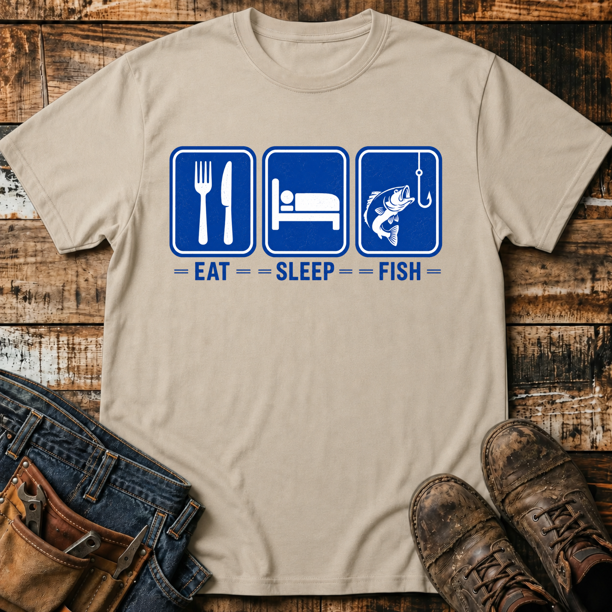 Eat Sleep Fish T-Shirt