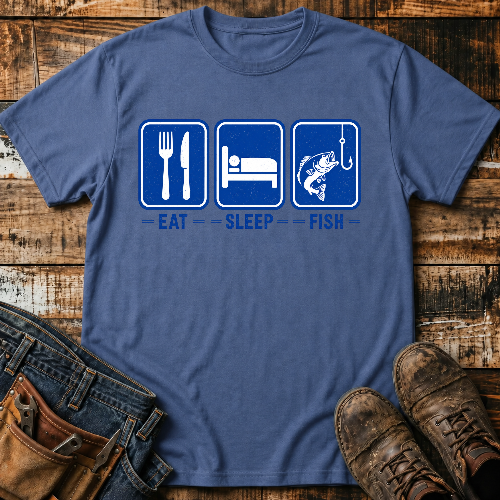 Eat Sleep Fish T-Shirt