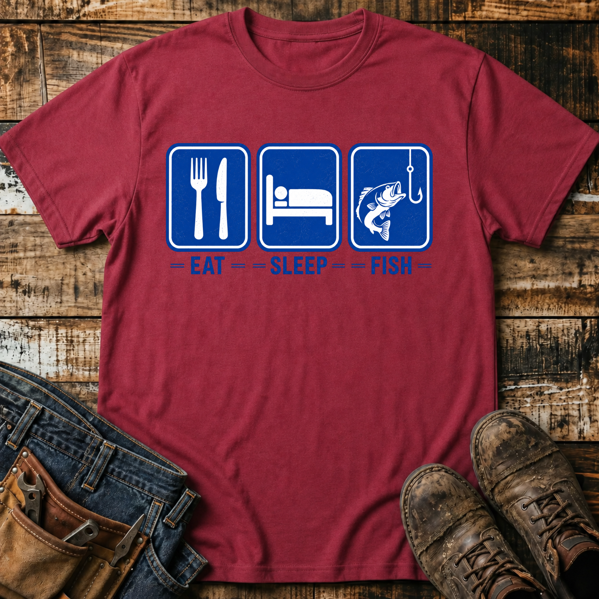 Eat Sleep Fish T-Shirt
