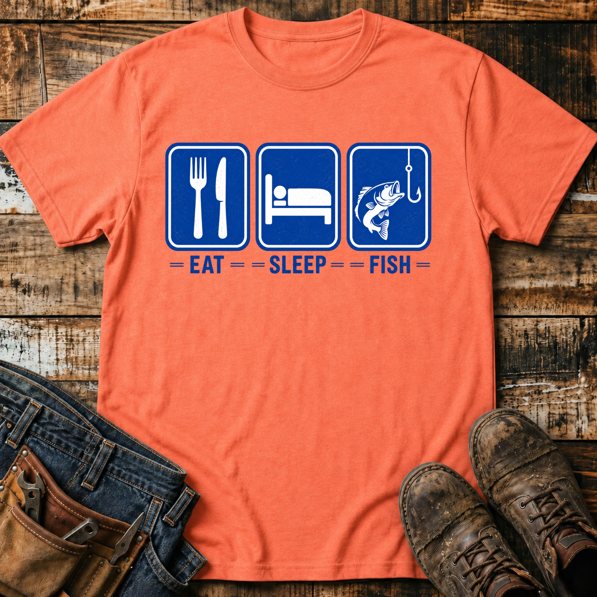 Eat Sleep Fish T-Shirt