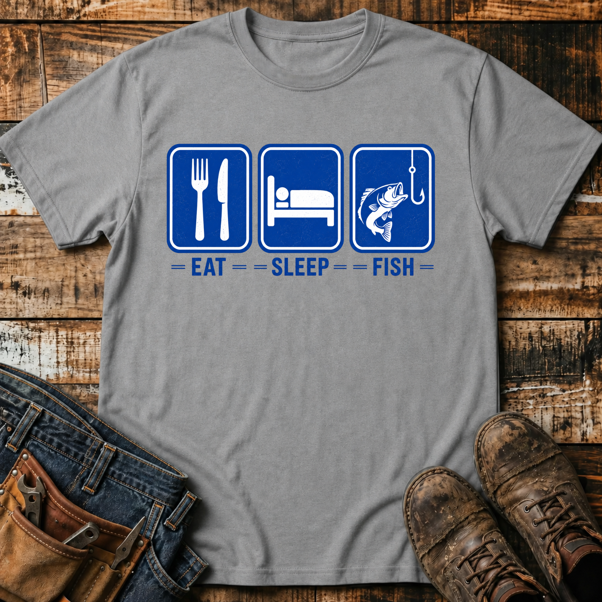 Eat Sleep Fish T-Shirt
