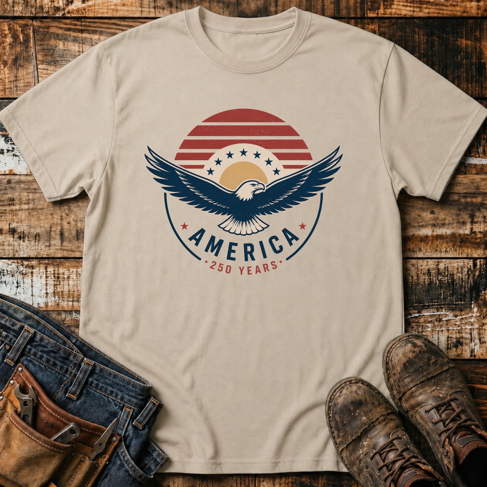 America 250 Years Retro T-Shirt