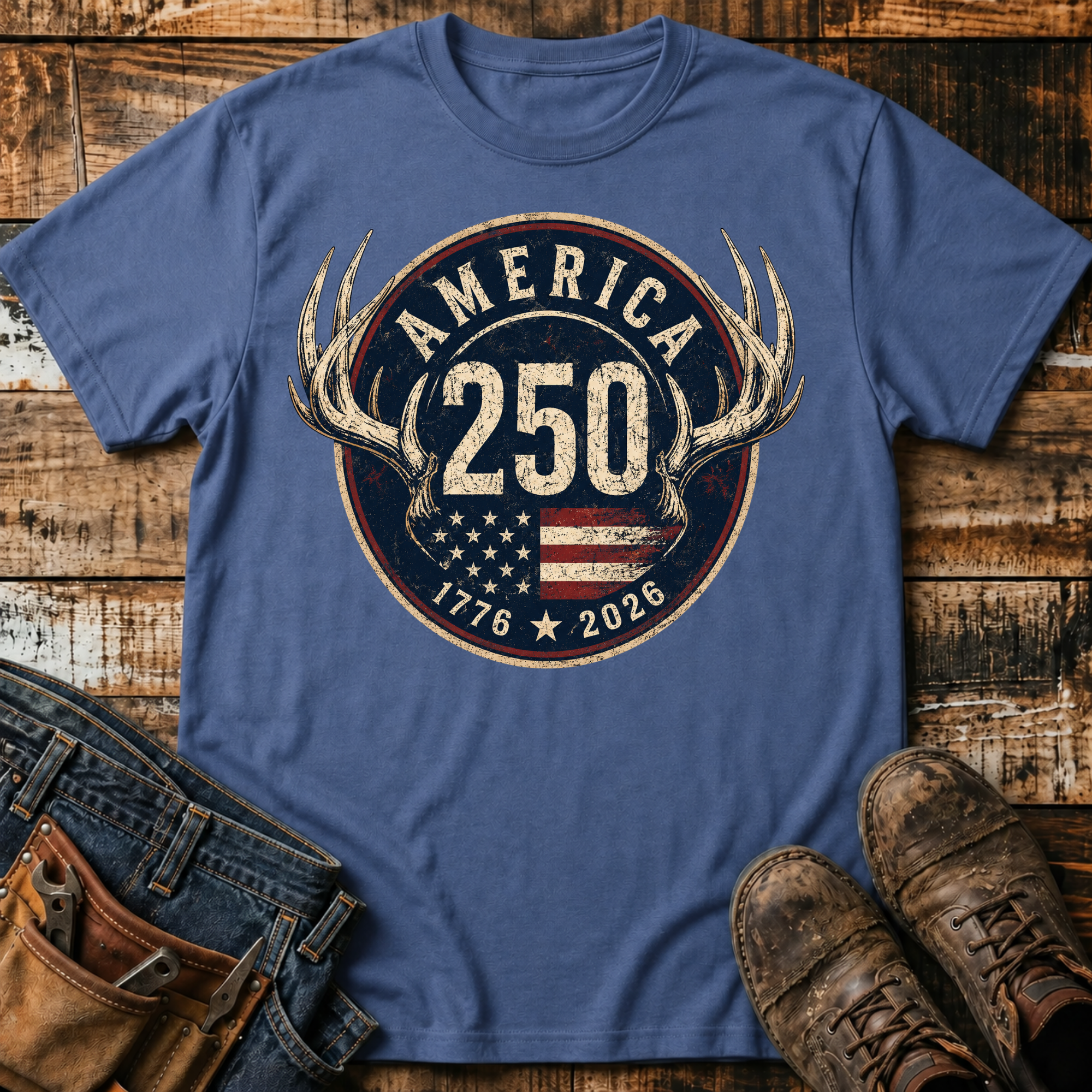 1776-2026 Antler T-Shirt