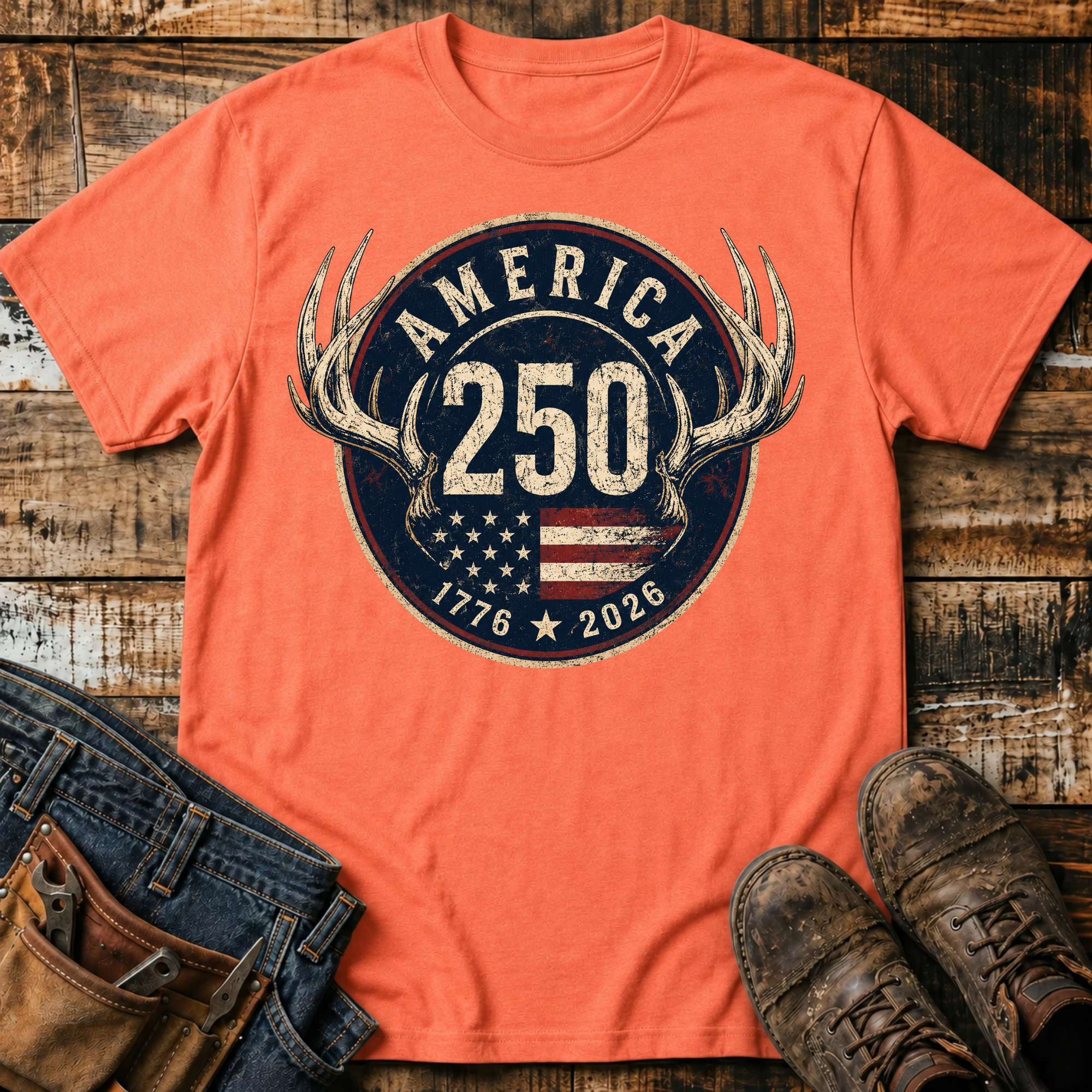 1776-2026 Antler T-Shirt