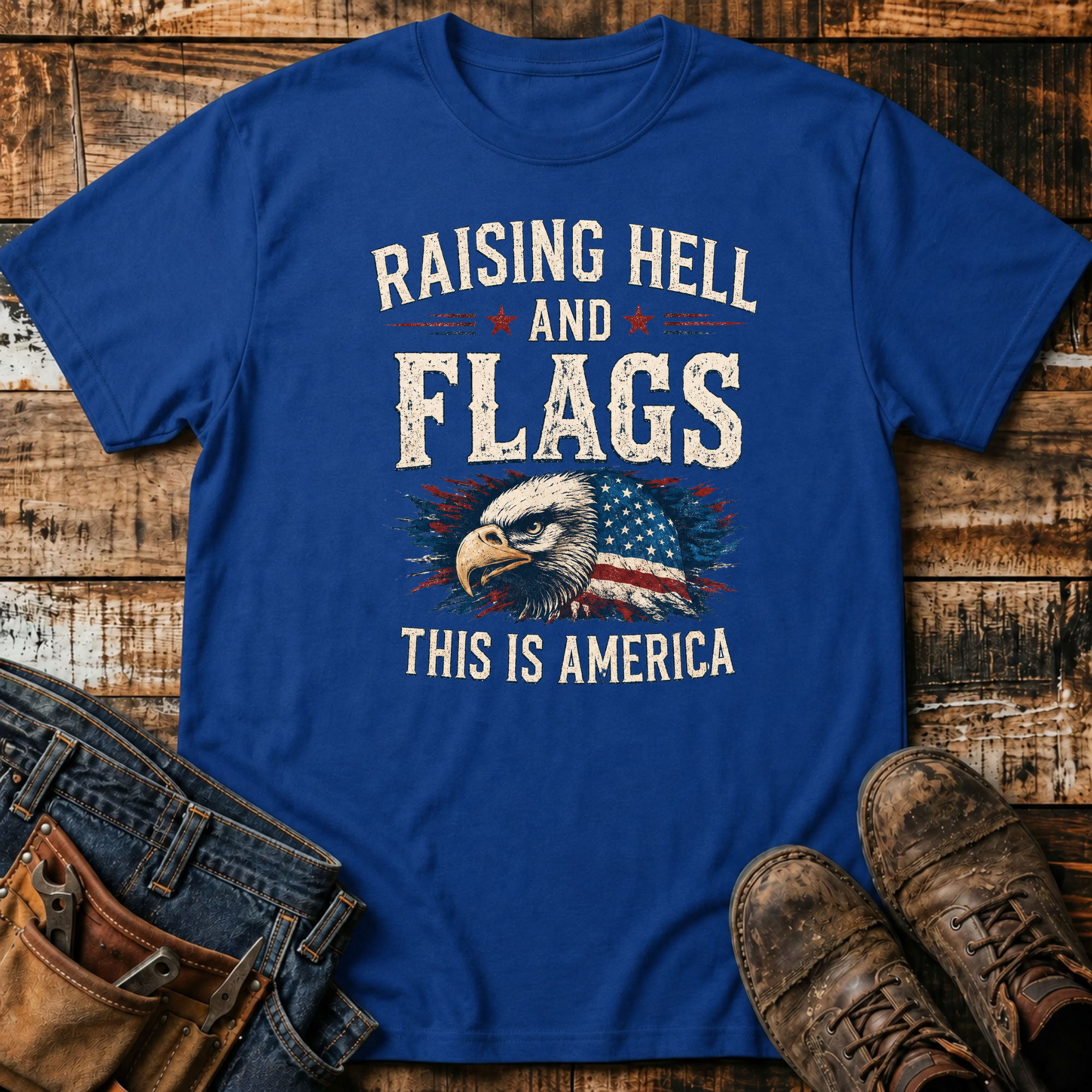 Raising Hell & Flags T-Shirt
