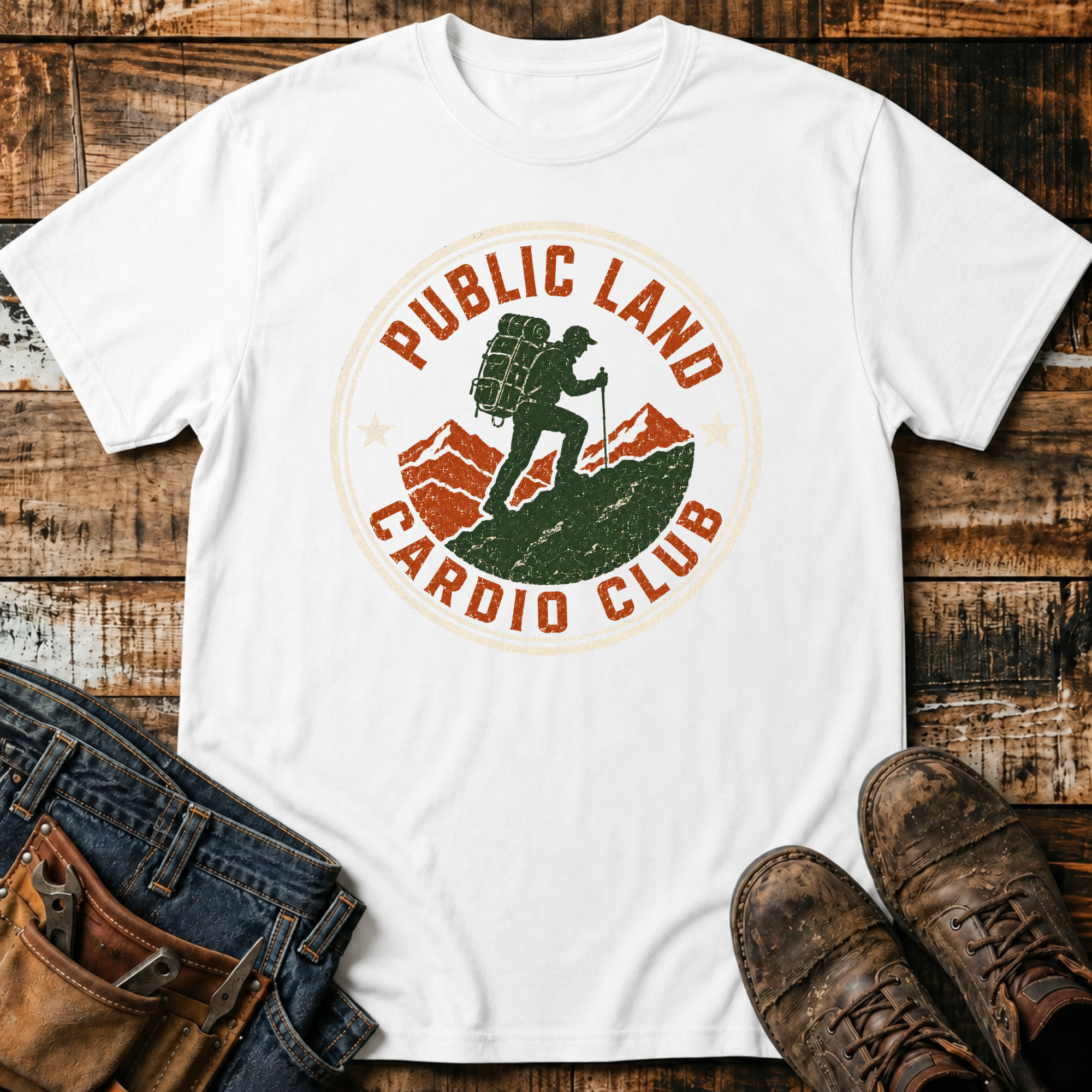 Public Land Cardio Club Emblem T-Shirt